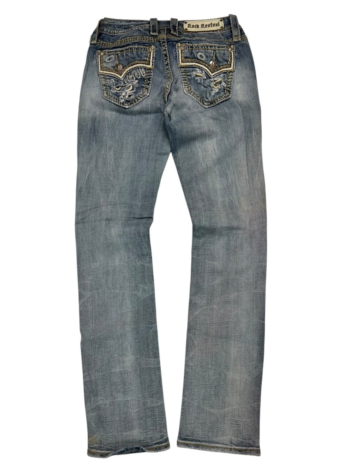 Rock Revival Mid Rise Straight | 27 (S)