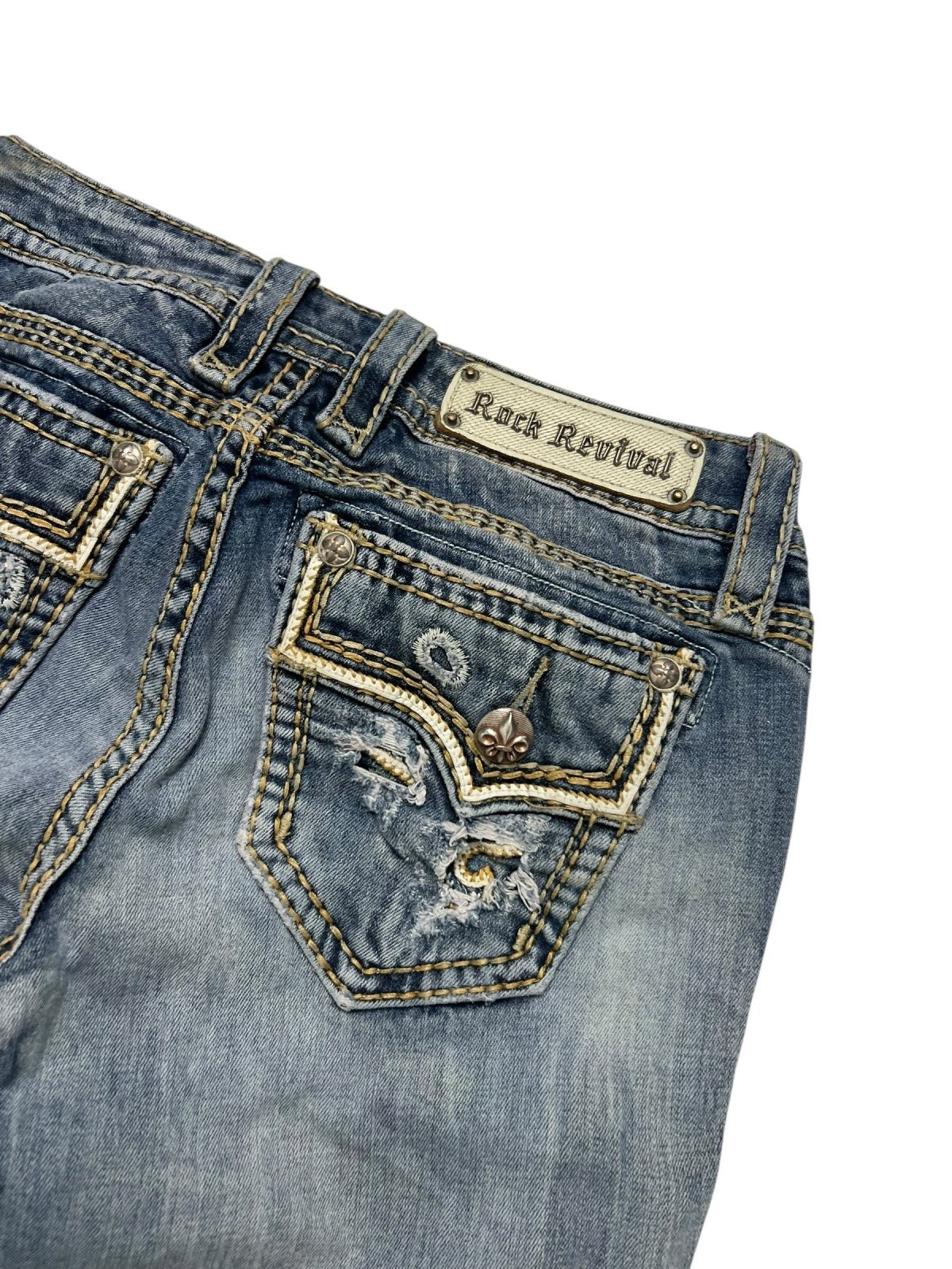 Rock Revival Mid Rise Straight | 27 (S)