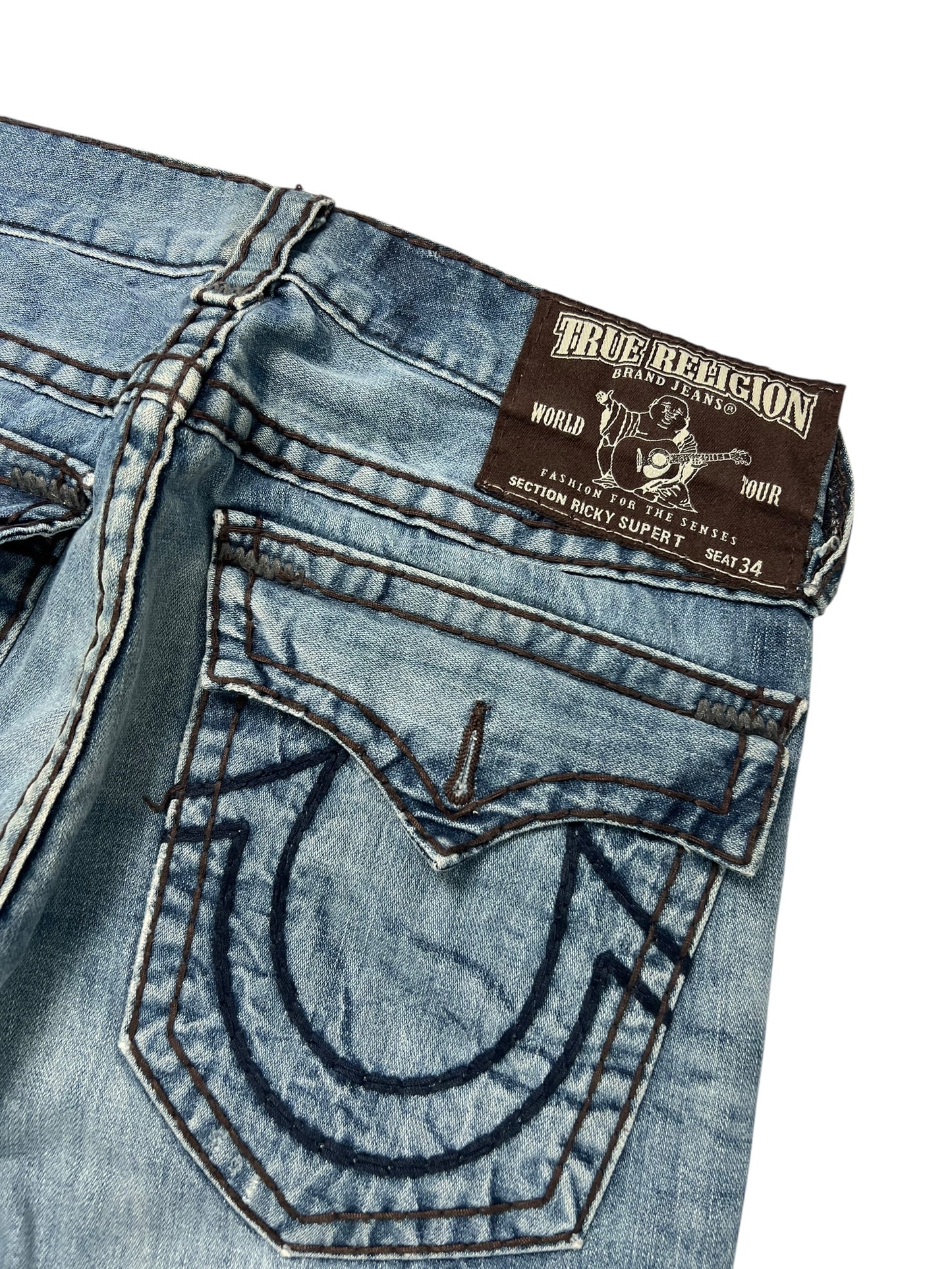 True Religion Ricky Super T Straight | 36 (M)
