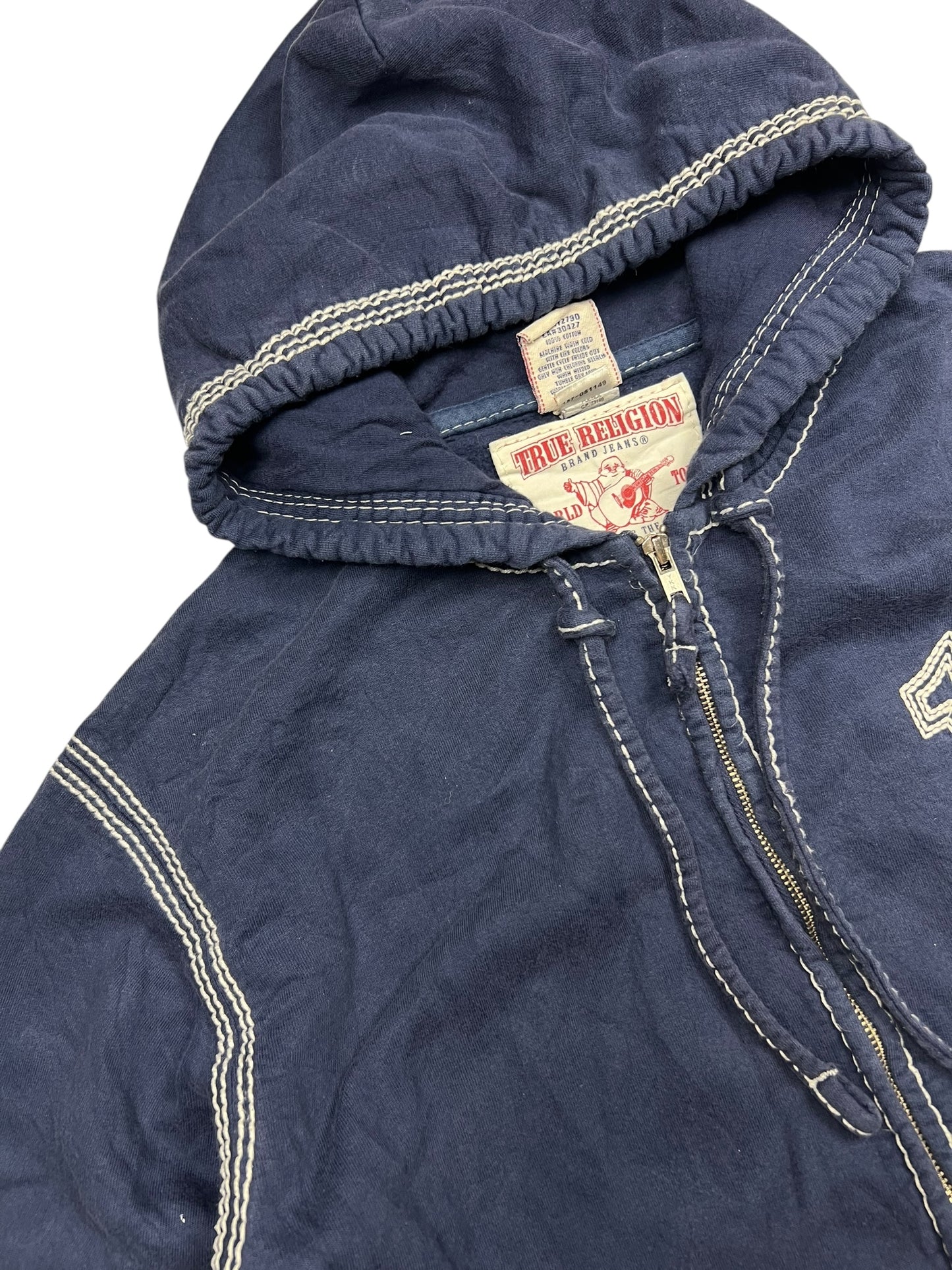 True Religion Zip Hoodie | XL
