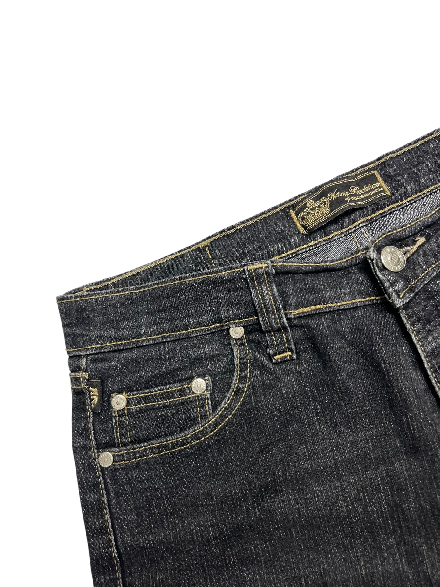 Rock Republic x Victoria Beckham Mid Rise Straight | 32 (M)