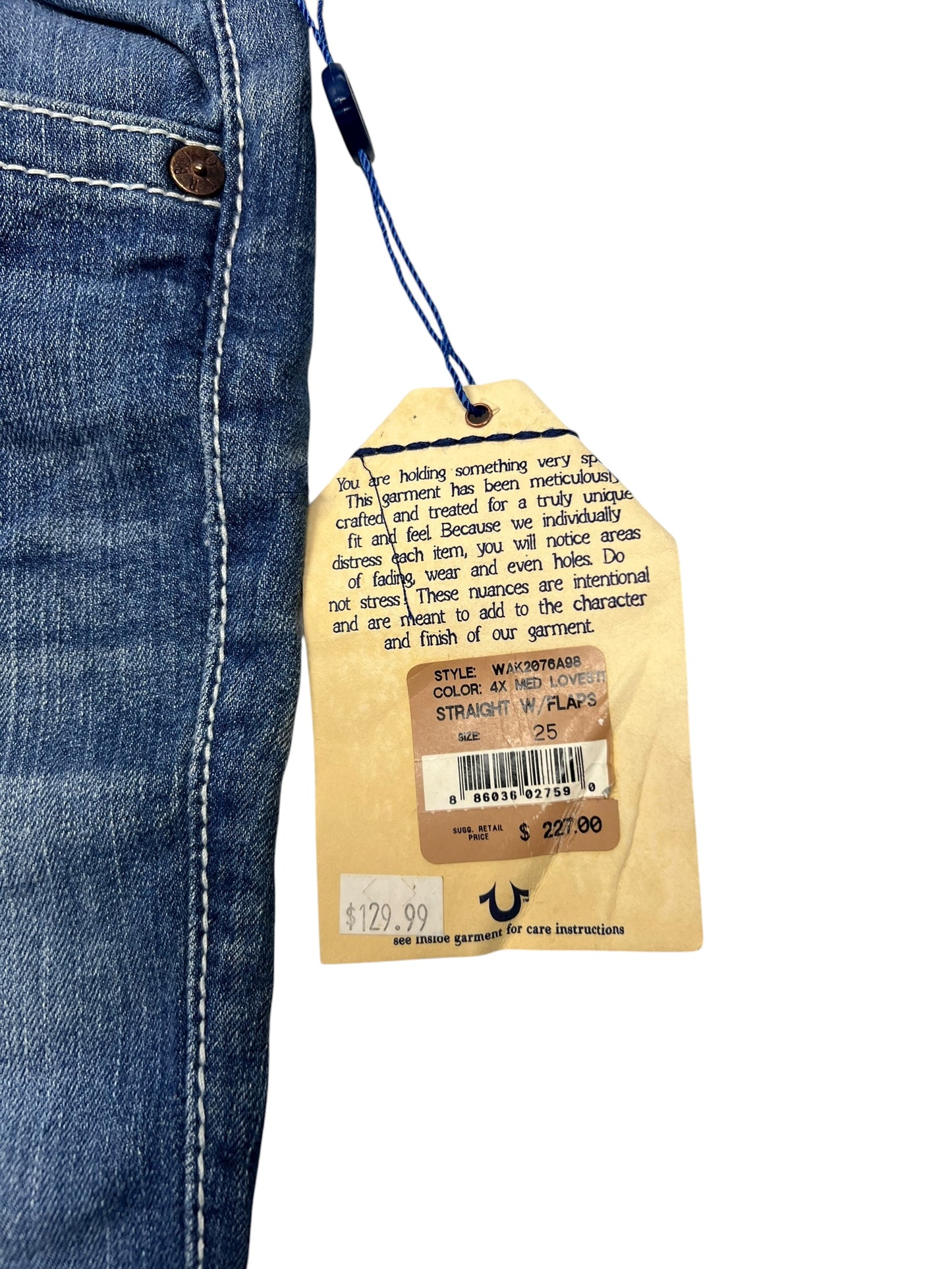 True Religion Low Rise Straight *NEU | 25 (XS)