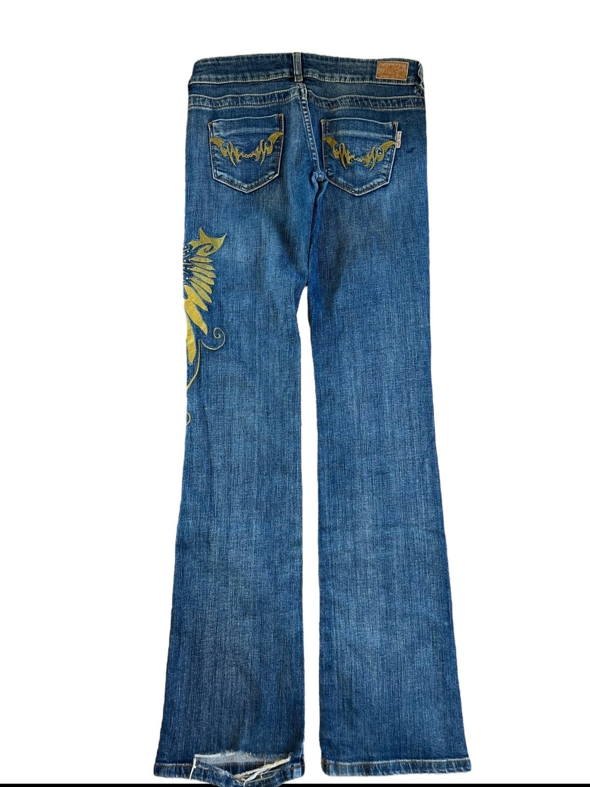 Blue One Low Rise Slim Boot | 27 (S) - ZAZA resell