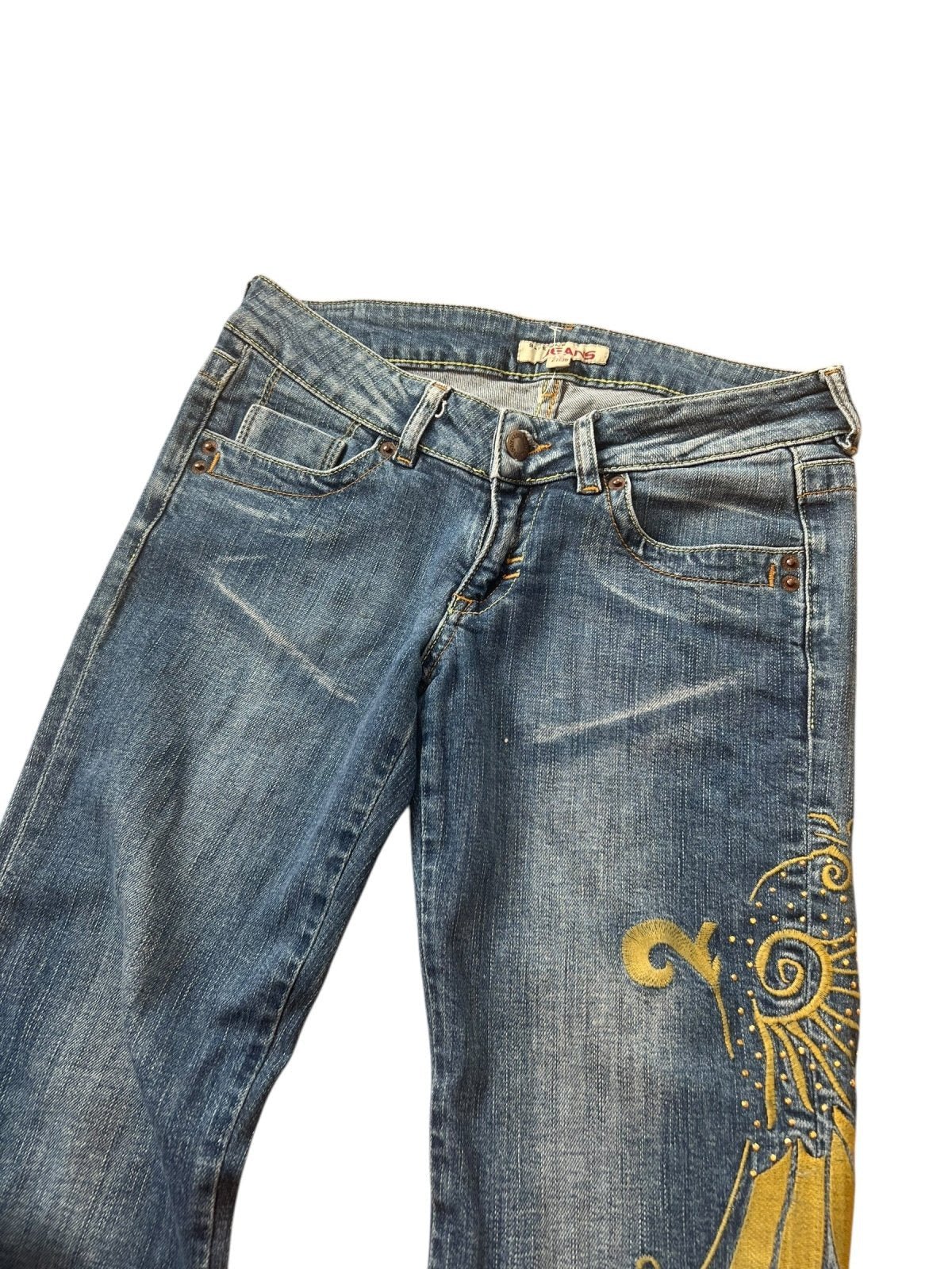 Blue One Low Rise Slim Boot | 27 (S) - ZAZA resell
