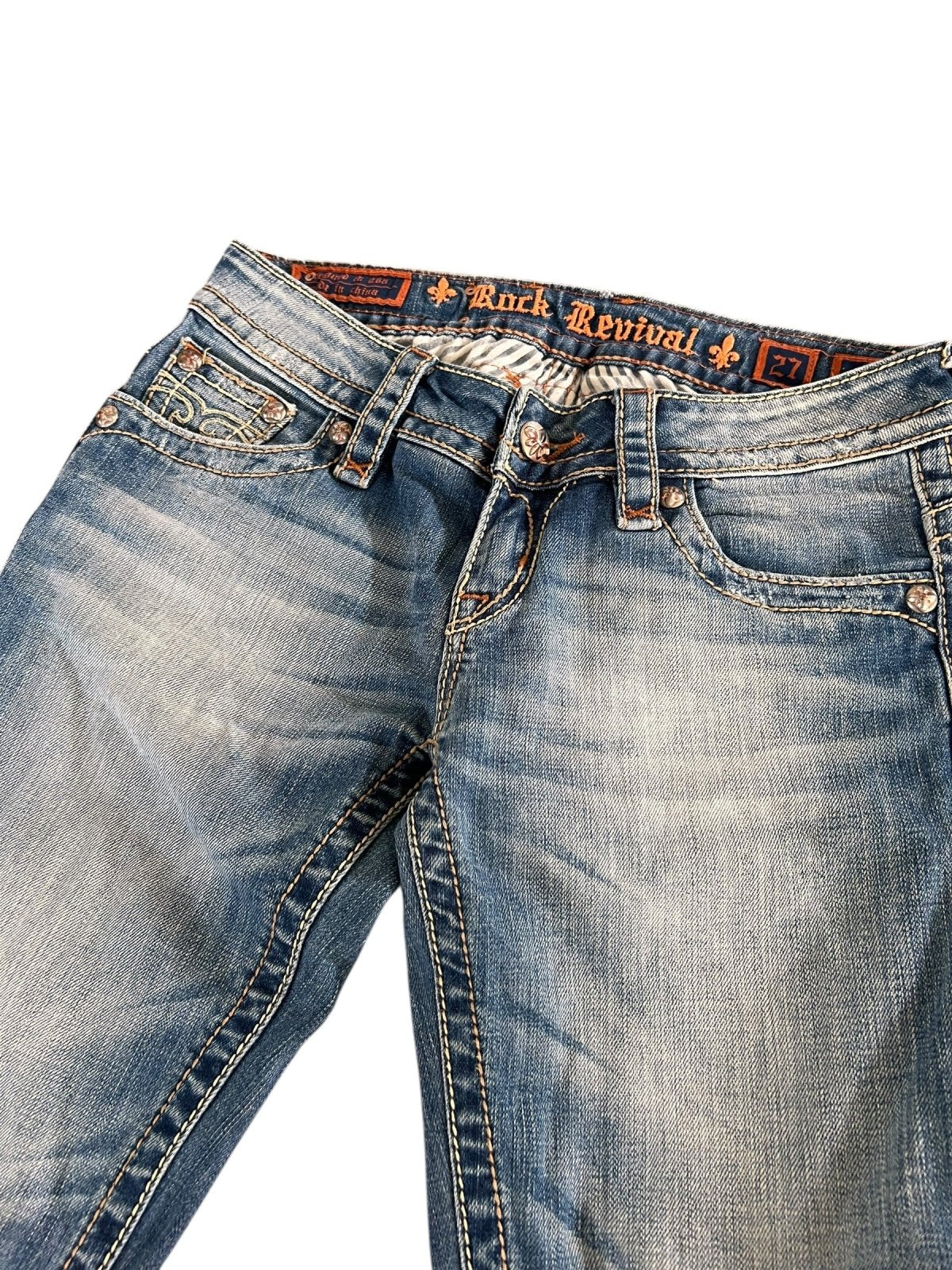 Rock Revival Jen - Low Rise Straight | W27 - ZAZA resell