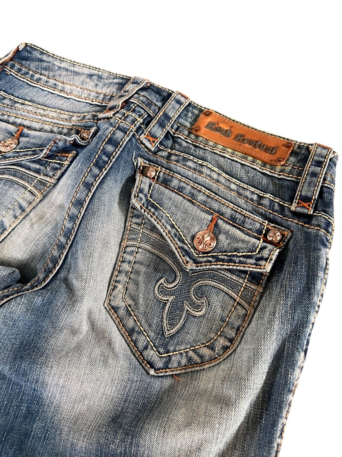 Rock Revival Jen - Low Rise Straight | W27 - ZAZA resell