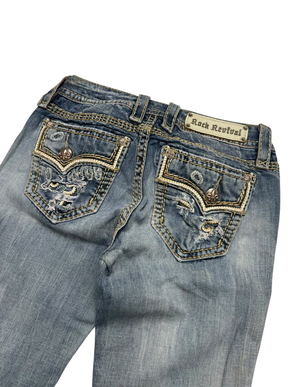 Rock Revival Mid Rise Straight | 27 (S) - ZAZA resell
