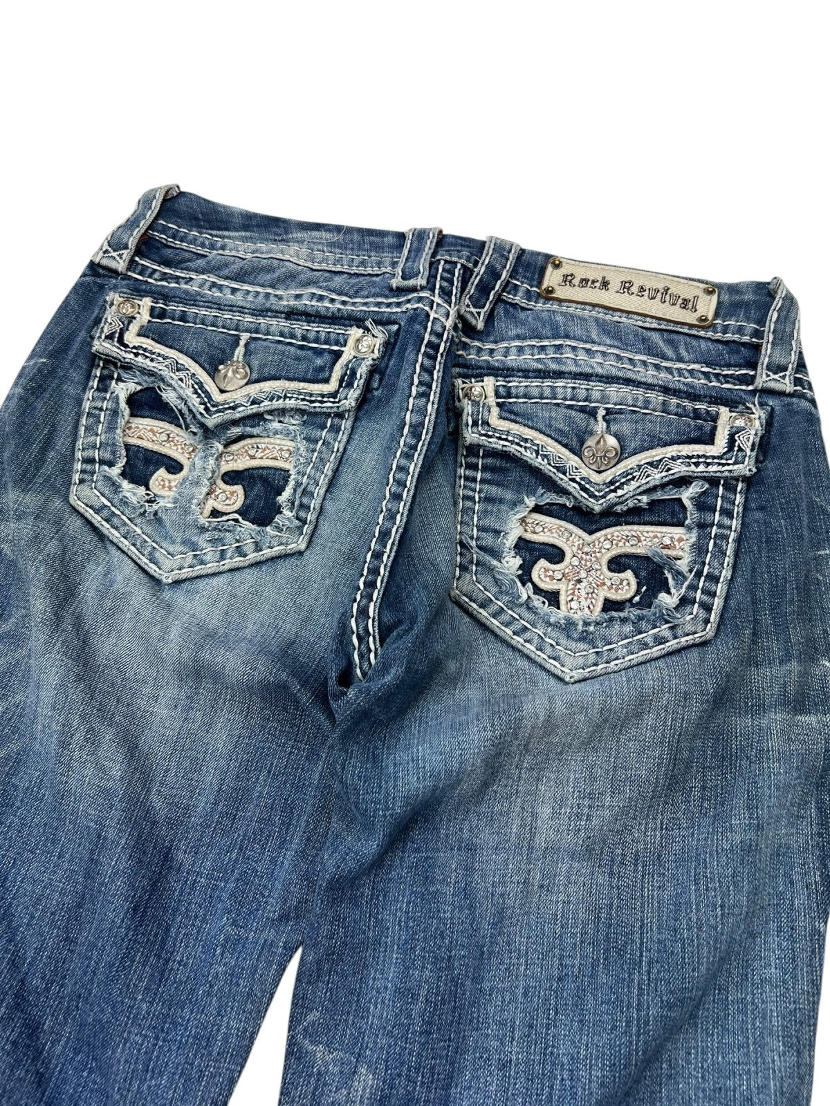 Rock Revival Mona - Low Rise Straight | W29 - ZAZA resell