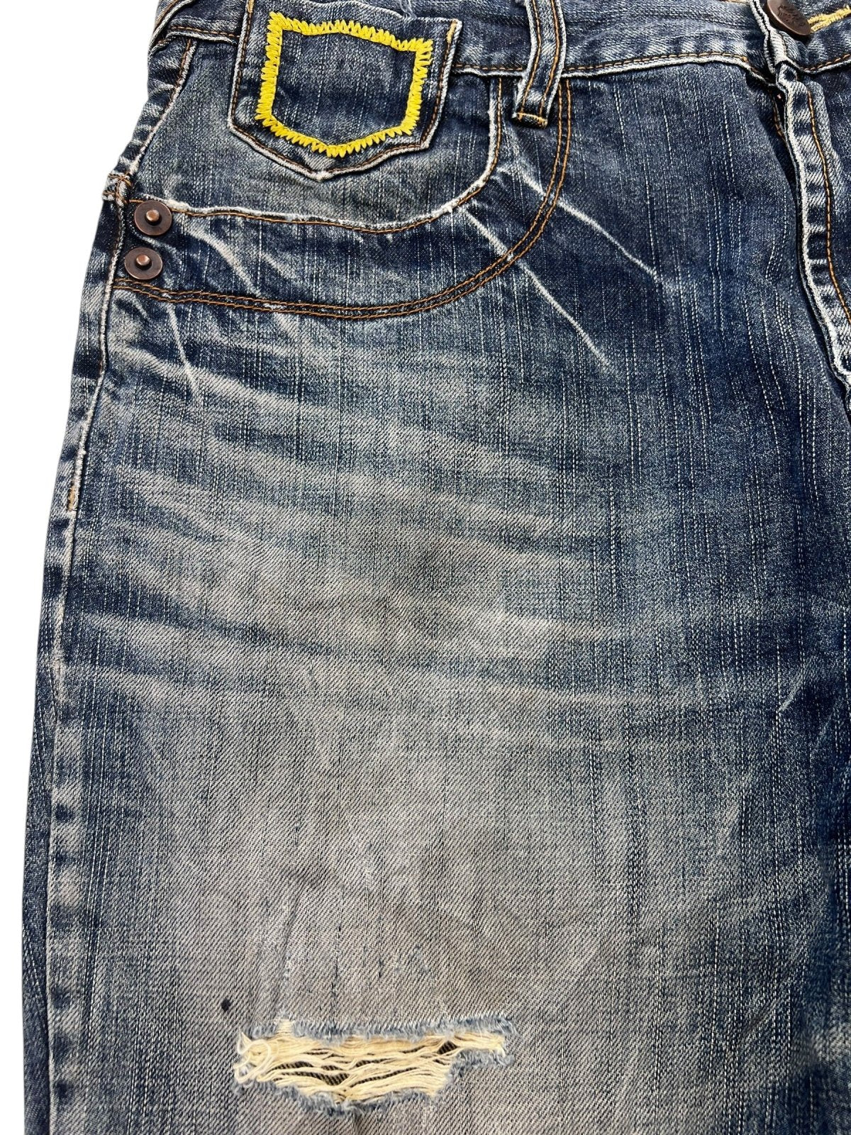 Stockton Japanese Denim Straight/Baggy | L - ZAZA resell