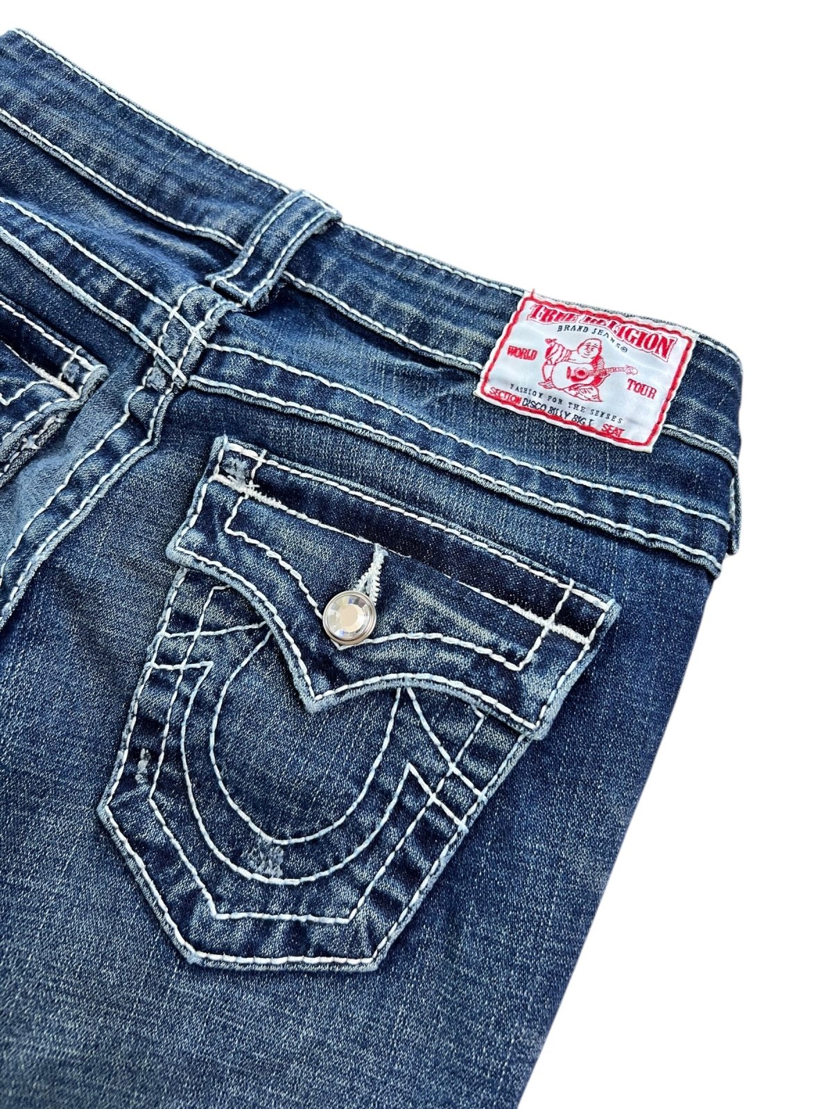 True Religion Disco Billy Big T - Low Rise Straight | W26 - ZAZA resell