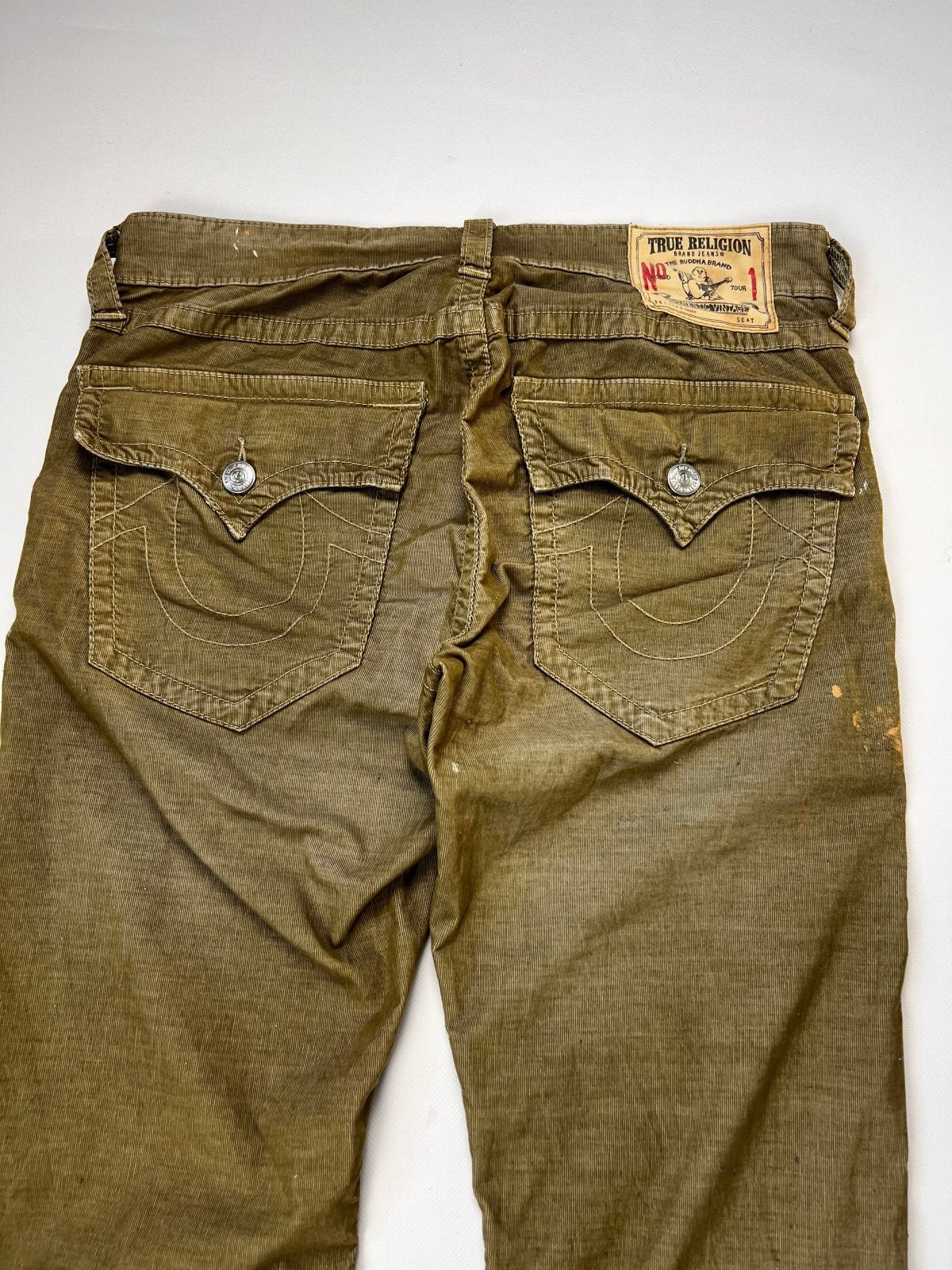 True Religion Ricky Cord Straight Jeans - ZAZA resell