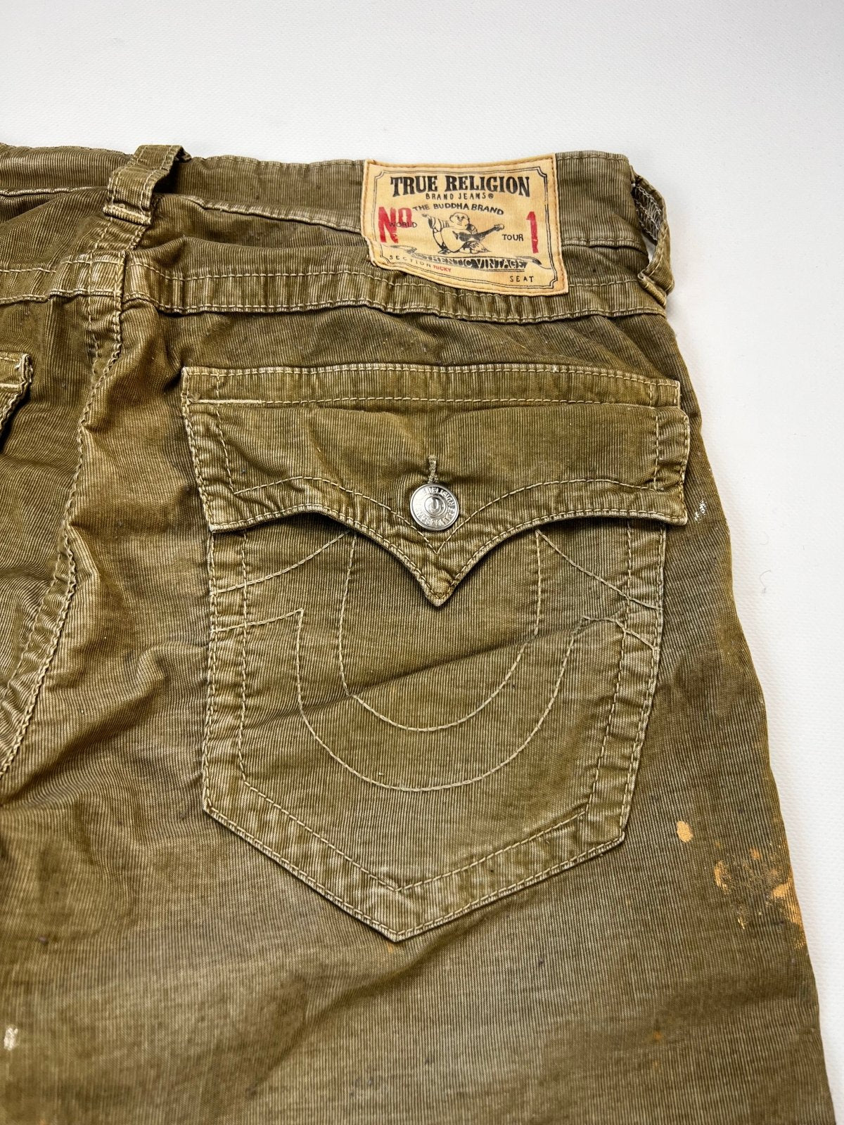 True Religion Ricky Cord Straight Jeans - ZAZA resell