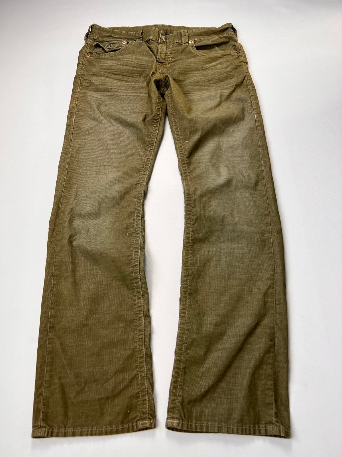 True Religion Ricky Cord Straight Jeans - ZAZA resell