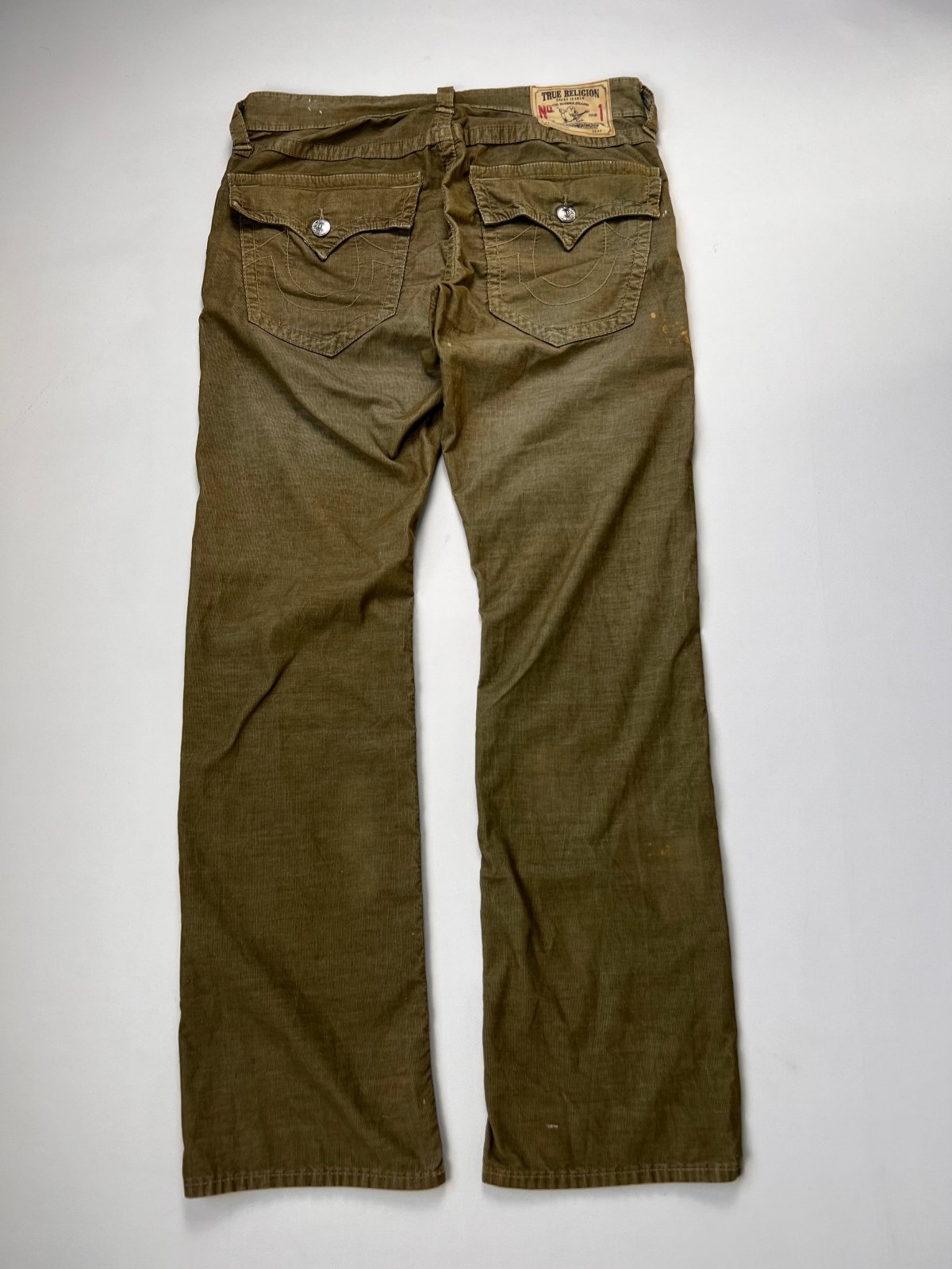 True Religion Ricky Cord Straight Jeans - ZAZA resell
