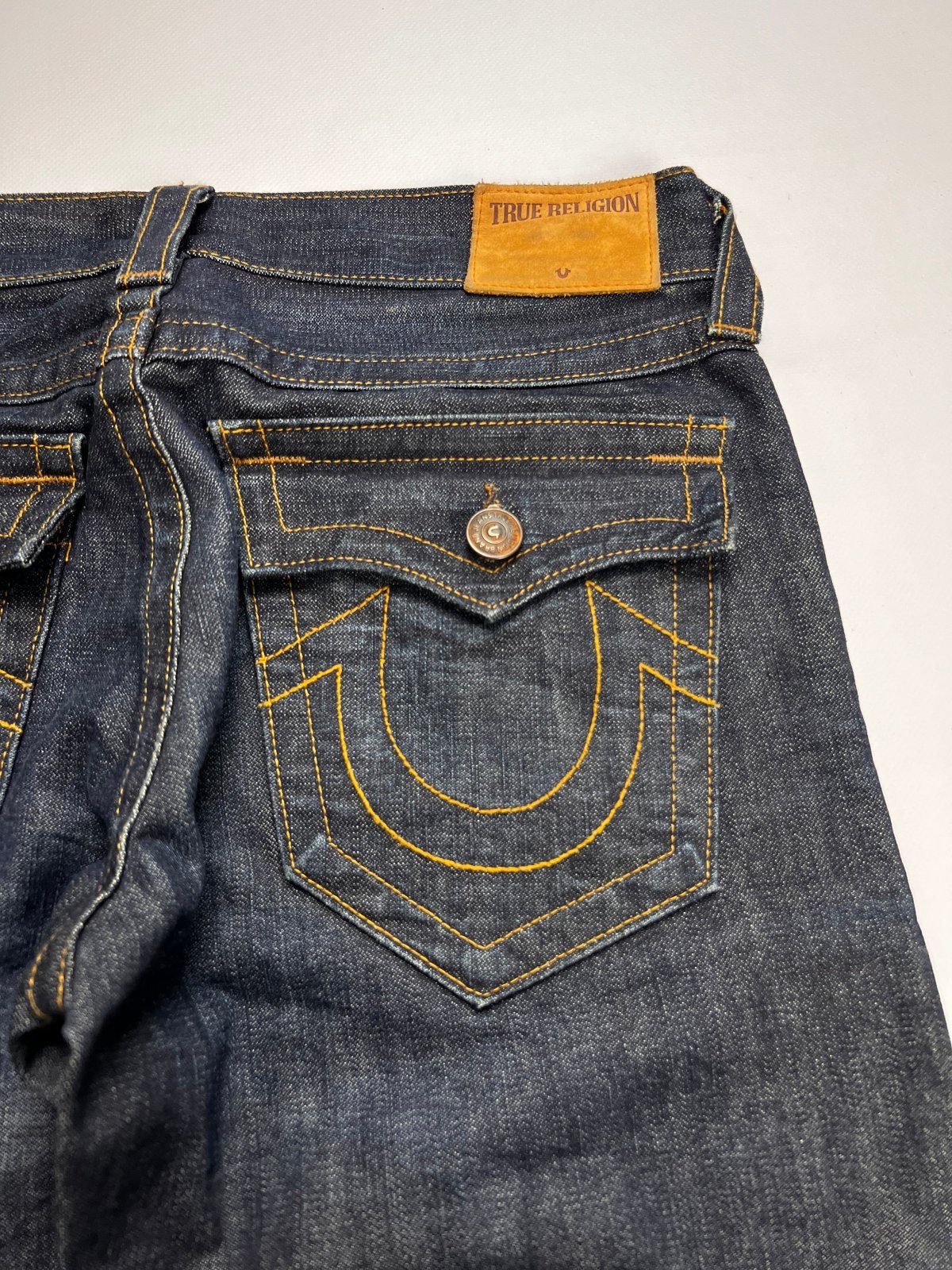 True Religion Ricky Paint Splatter Jeans Boot | W 42,5cm x L 108cm - ZAZA resell