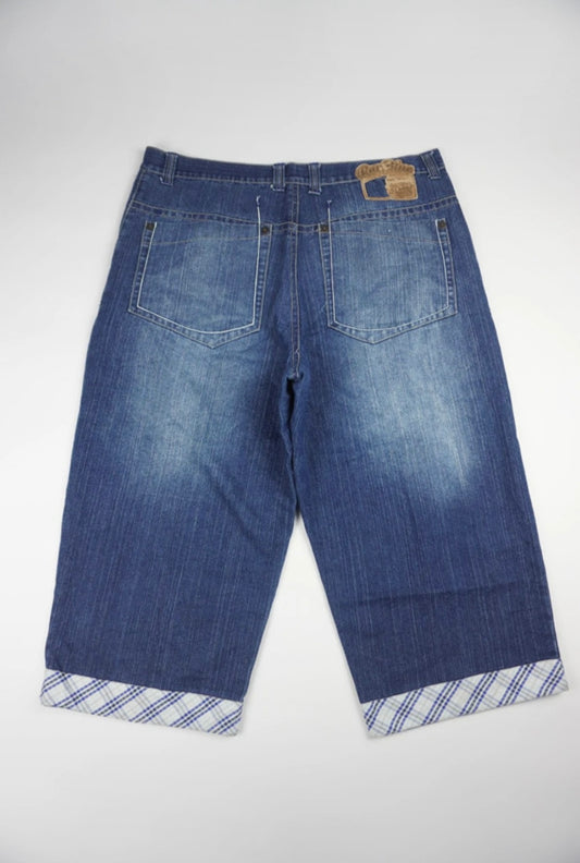 Raw Blue 3/4 Jorts XL