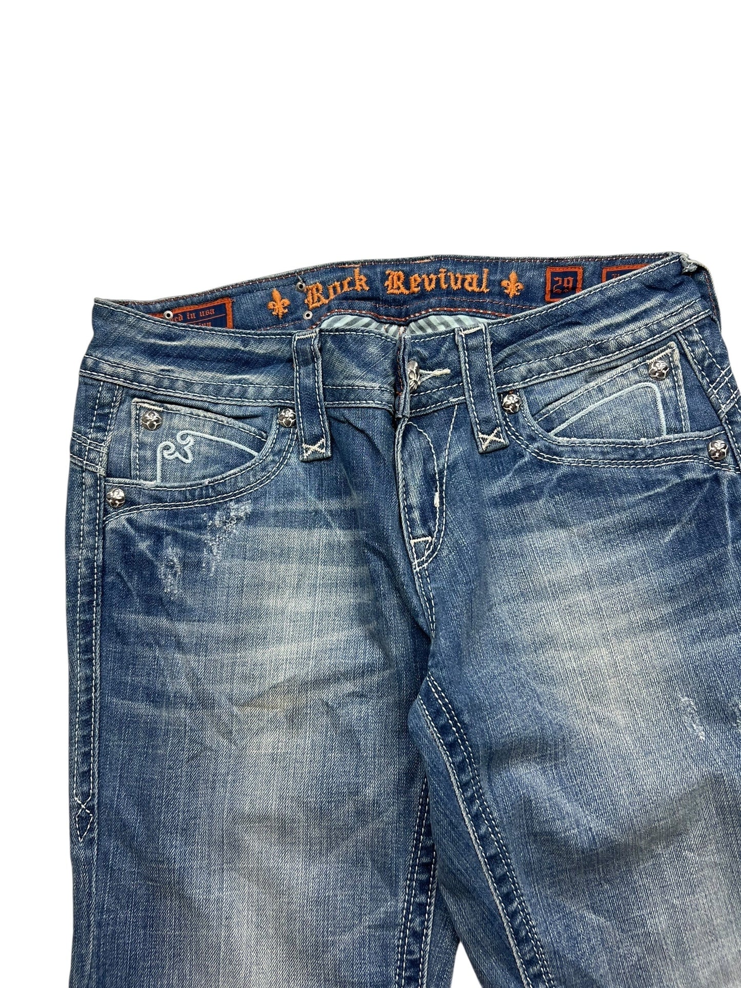 Rock Revival Mid Rise Straight | 29 (M)