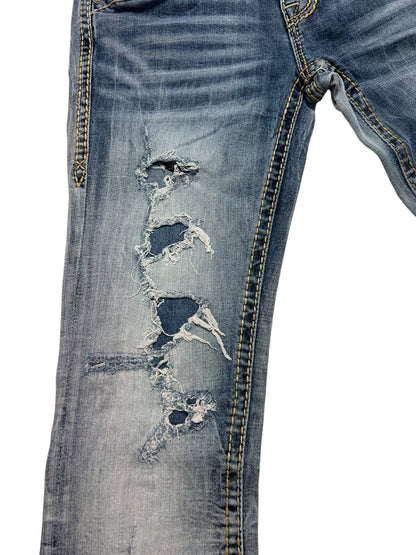 Rock Revival Mid Rise Straight | 27 (S)