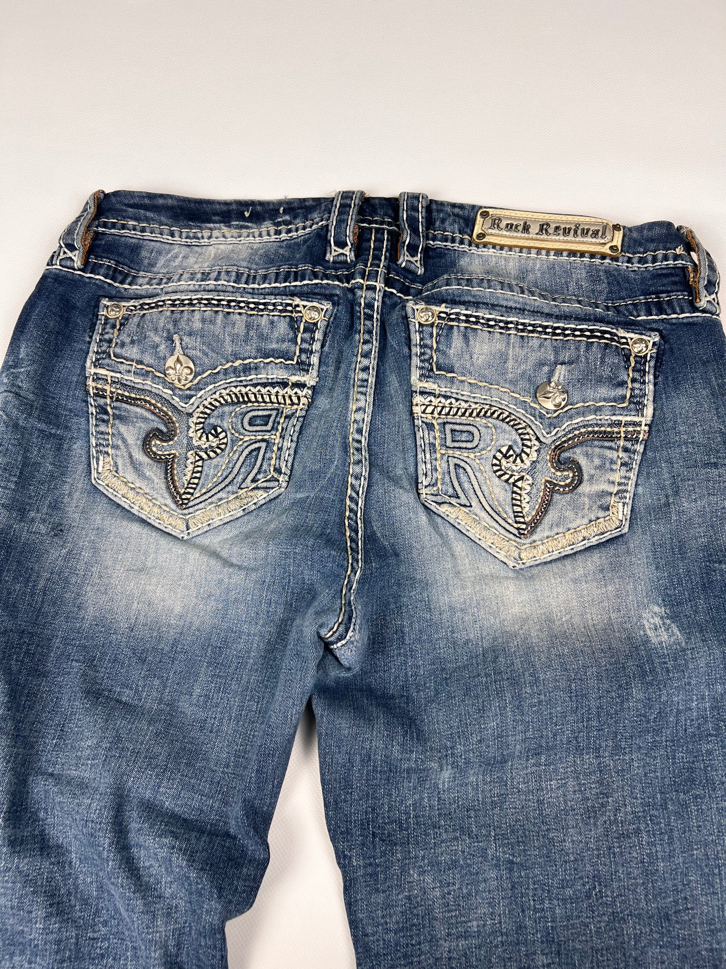 Rock Revival Sundee Mid-Rise Bootcut Jeans 34/L