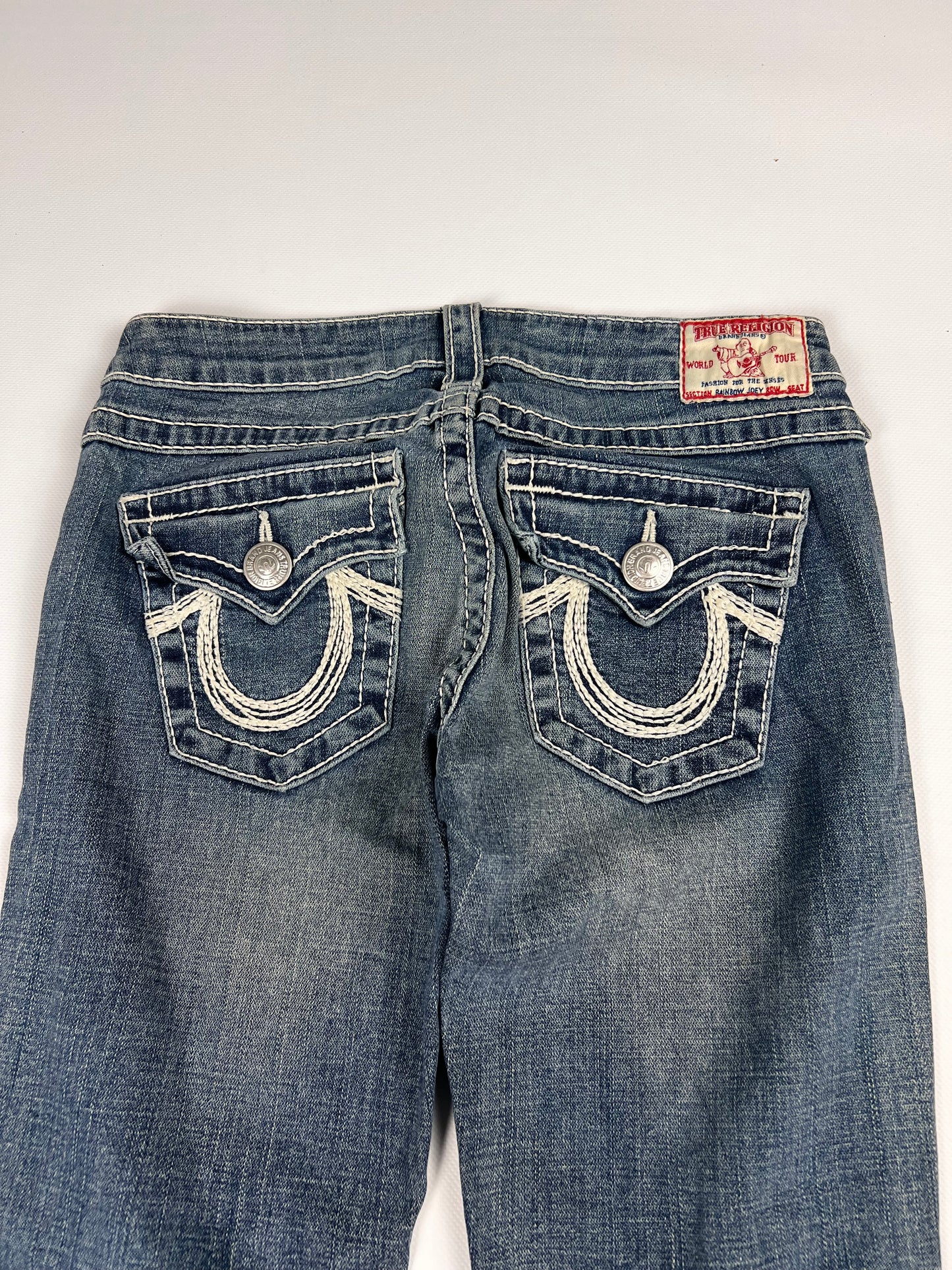 True Religion Rainbow Joey Bootcut Jeans 26/S