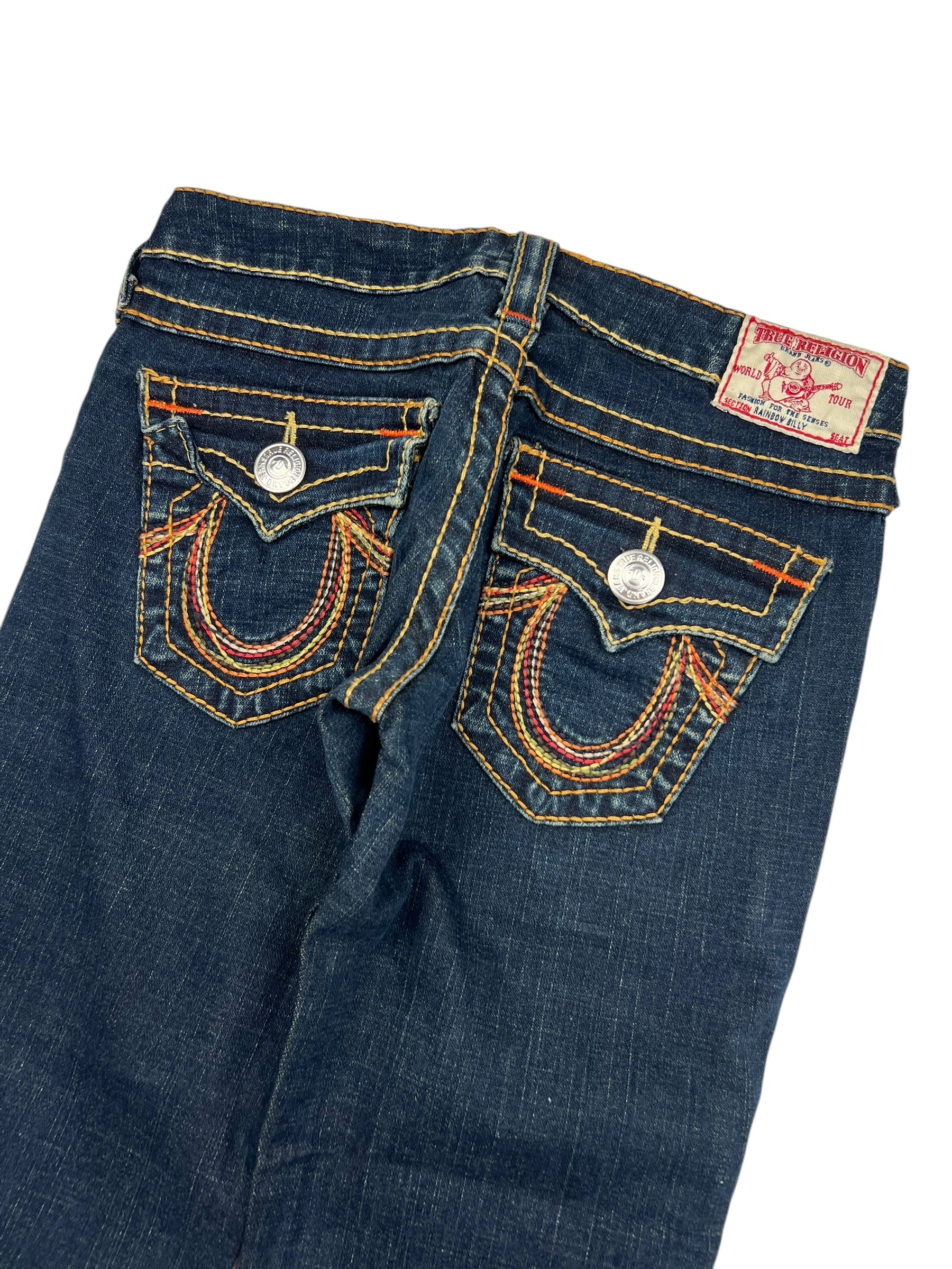 True Religion Rainbow Billy - Low Rise Straight | 24 (S)