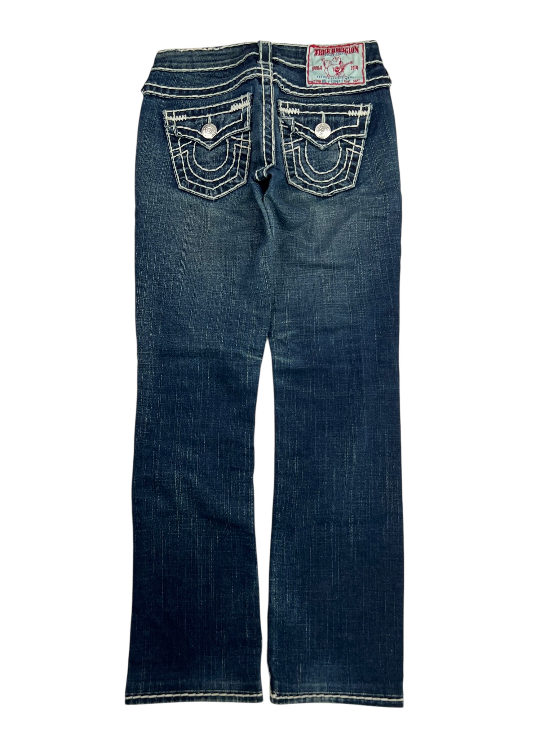 True Religion Billy Super T - Low Rise Straight | 26 (XS/S)