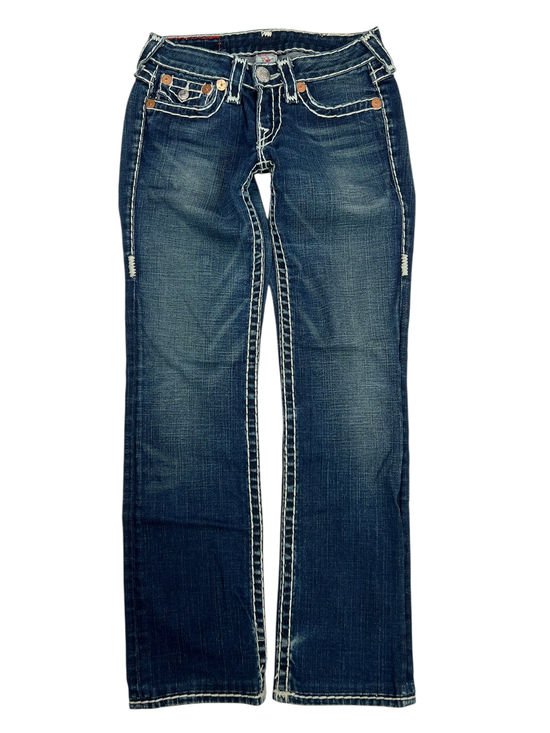 True Religion Billy Super T - Low Rise Straight | 26 (XS/S)