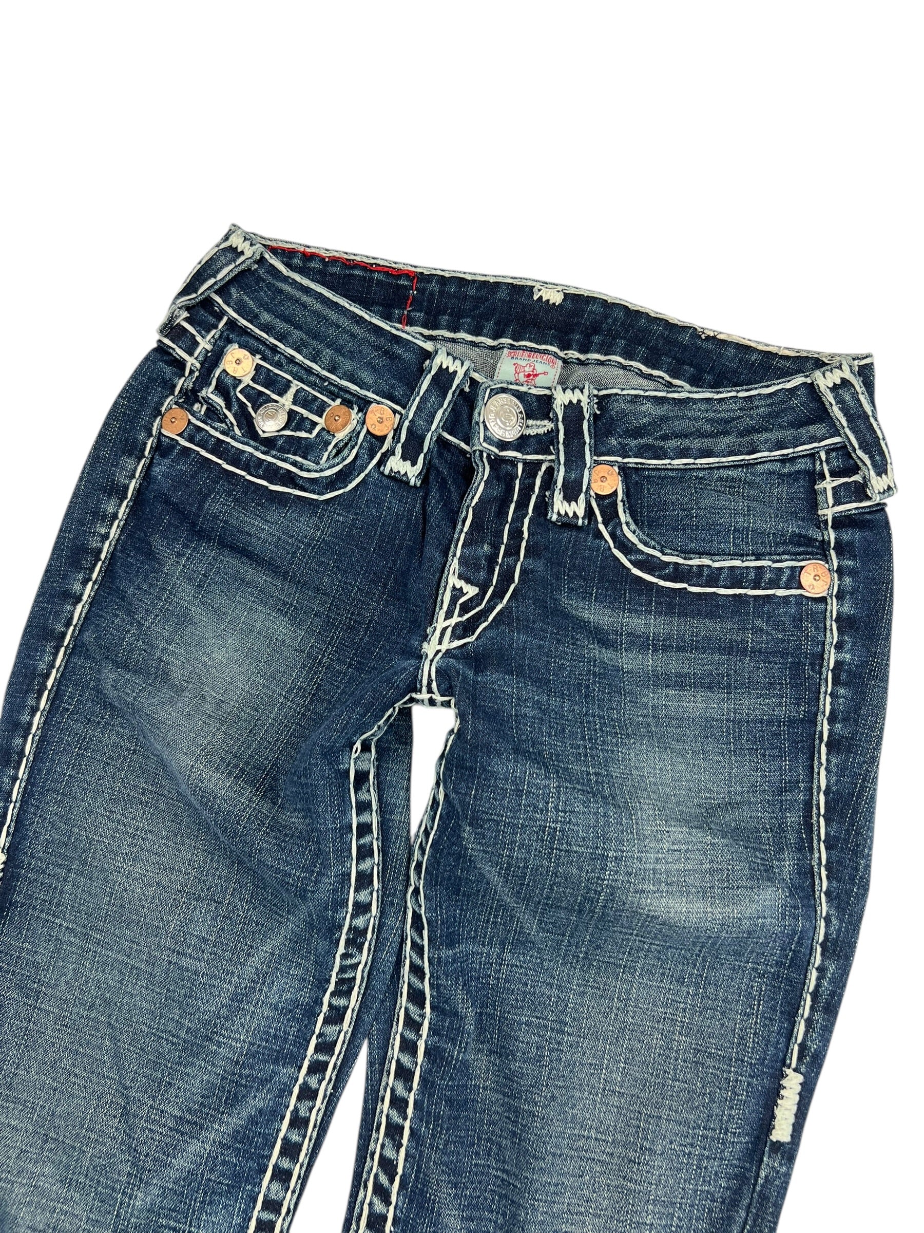 True Religion Billy Super T - Low Rise Straight | 26 (XS/S)
