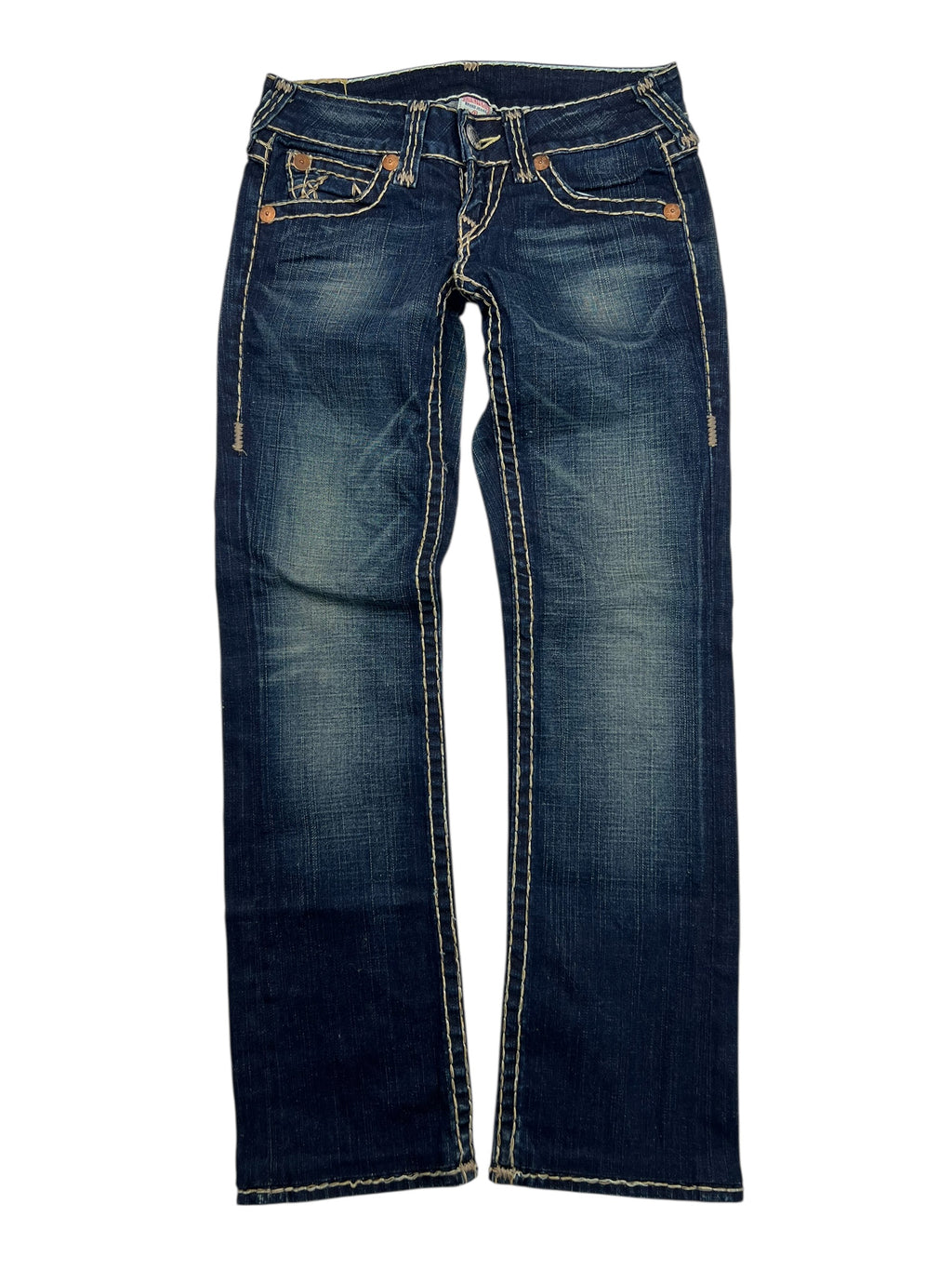 True Religion Billy Super T - Low Rise Straight | 27 (S/M)