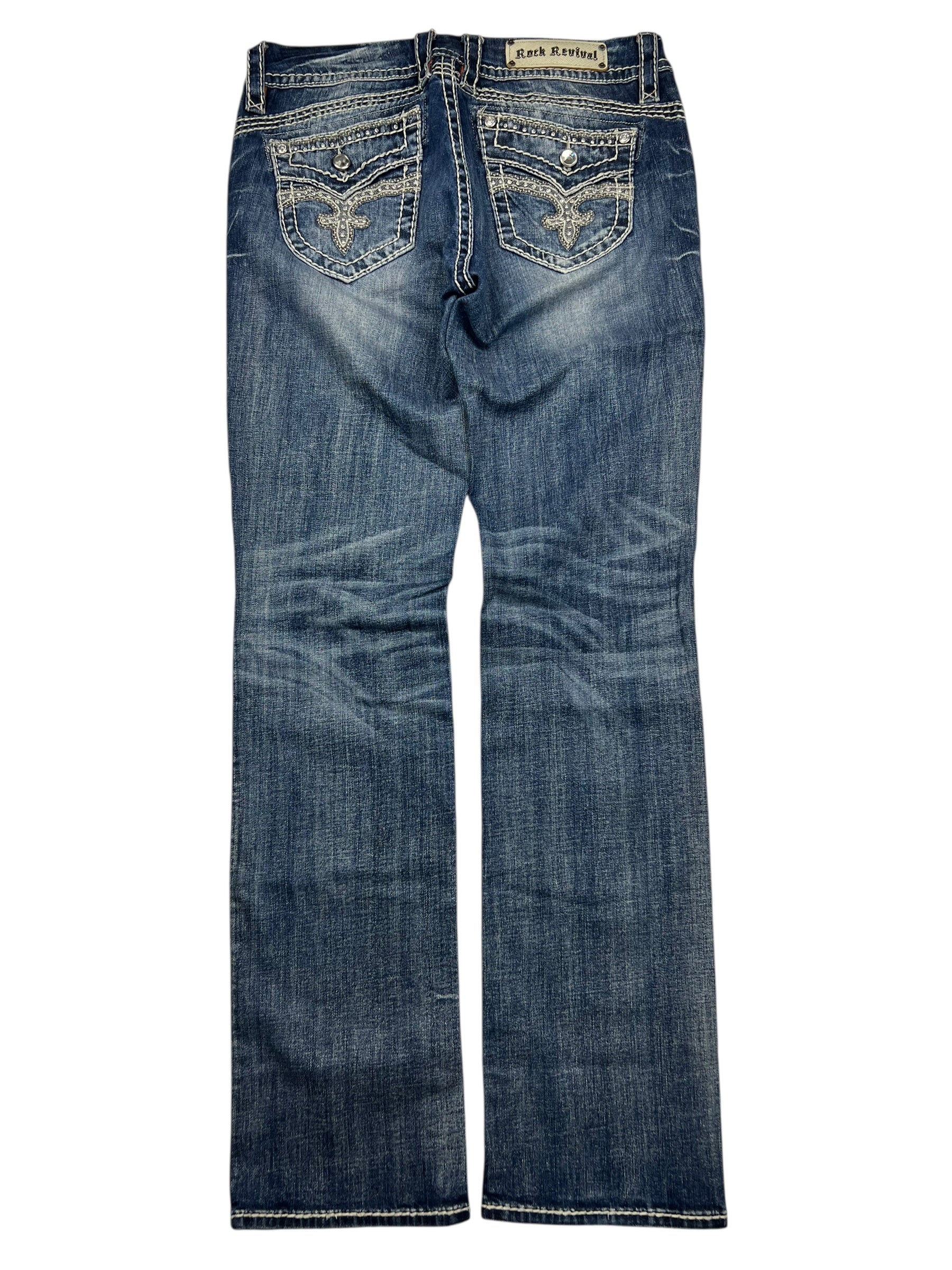 Rock Revival Mid Rise Straight | 30 (M/L)