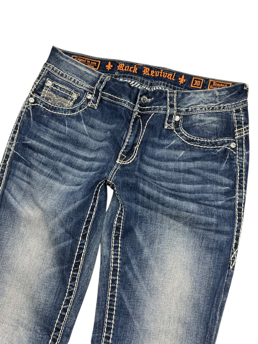 Rock Revival Mid Rise Straight | 30 (M/L)