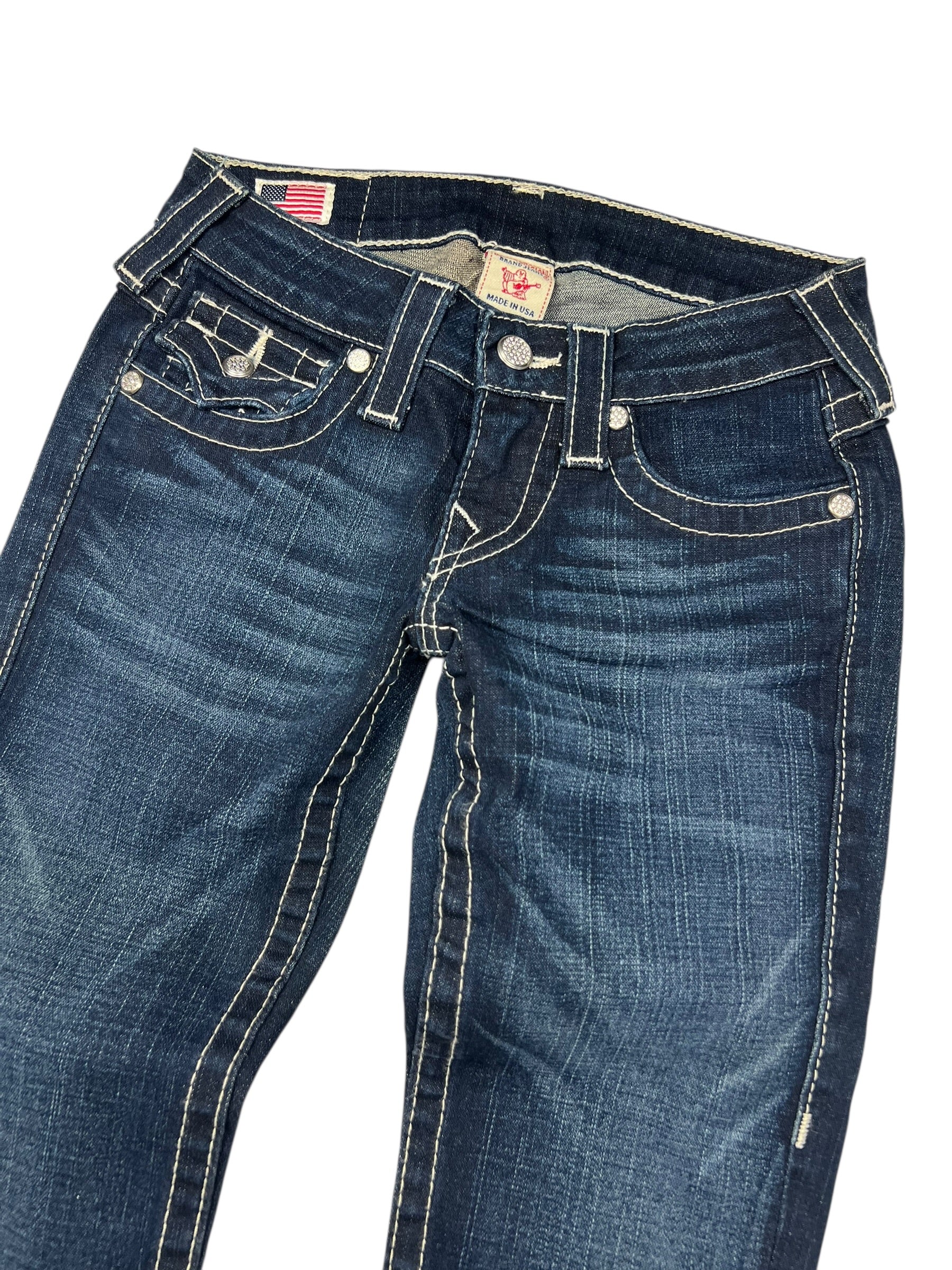 True Religion Billy - Low Rise Straight | 23 (XXS)