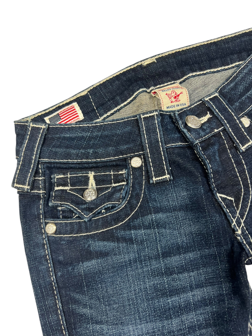 True Religion Billy - Low Rise Straight | 23 (XXS)