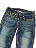 True Religion Disco Becky Big T - Low Rise Straight | 24 (XS)