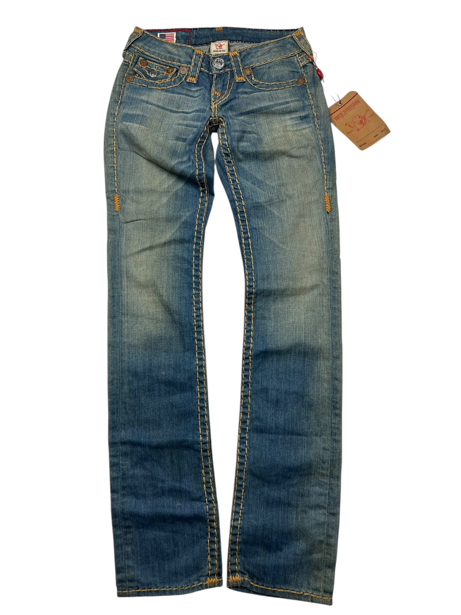 True Religion Billy Super T - Low Rise Straight | 24 (S)
