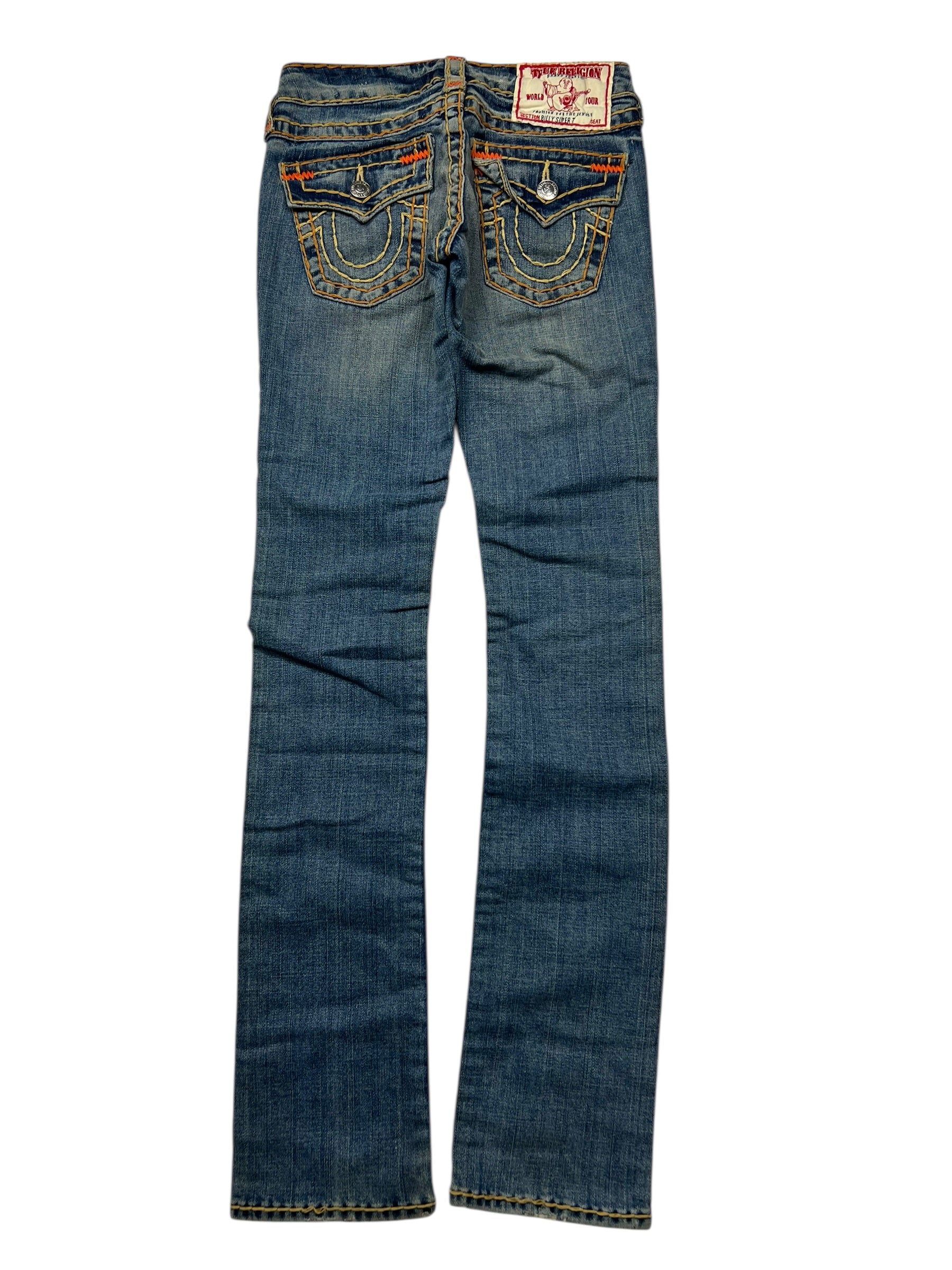 True Religion Billy Super T - Low Rise Straight | 24 (XS)