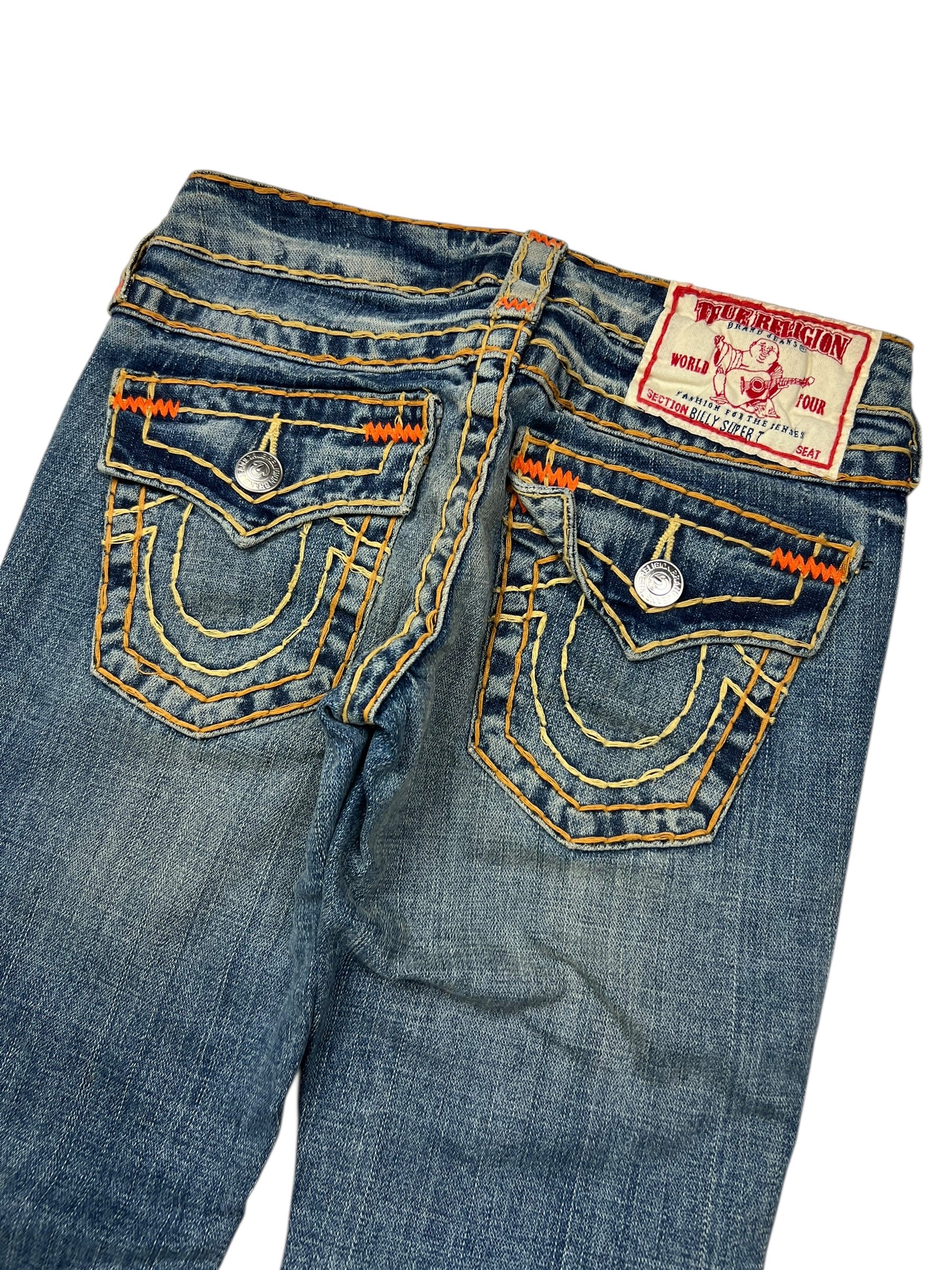 True Religion Billy Super T - Low Rise Straight | 24 (XS)