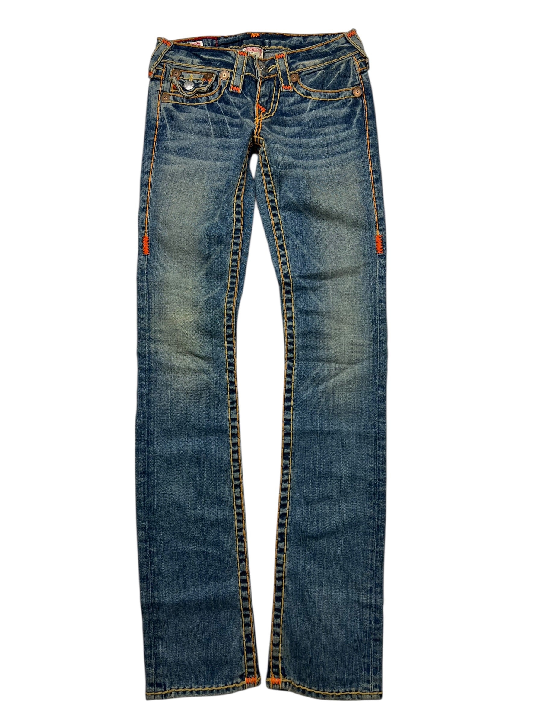 True Religion Billy Super T - Low Rise Straight | 24 (XS)