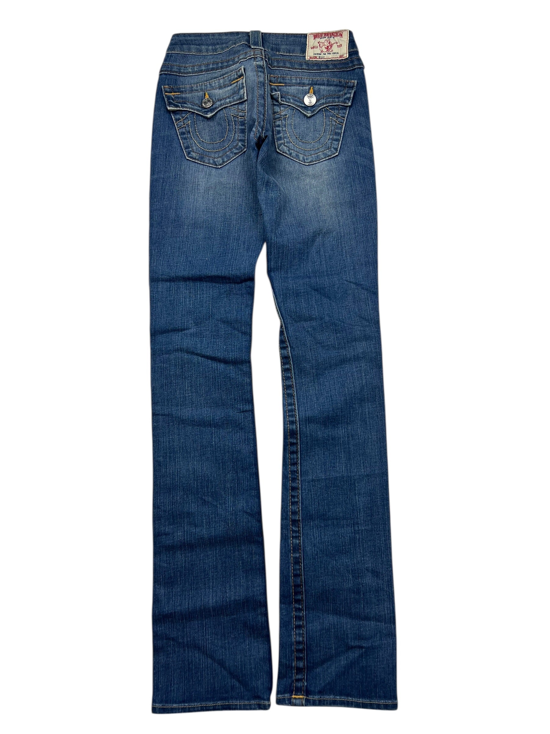 True Religion Billy - Low Rise Straight | 24 (XS)