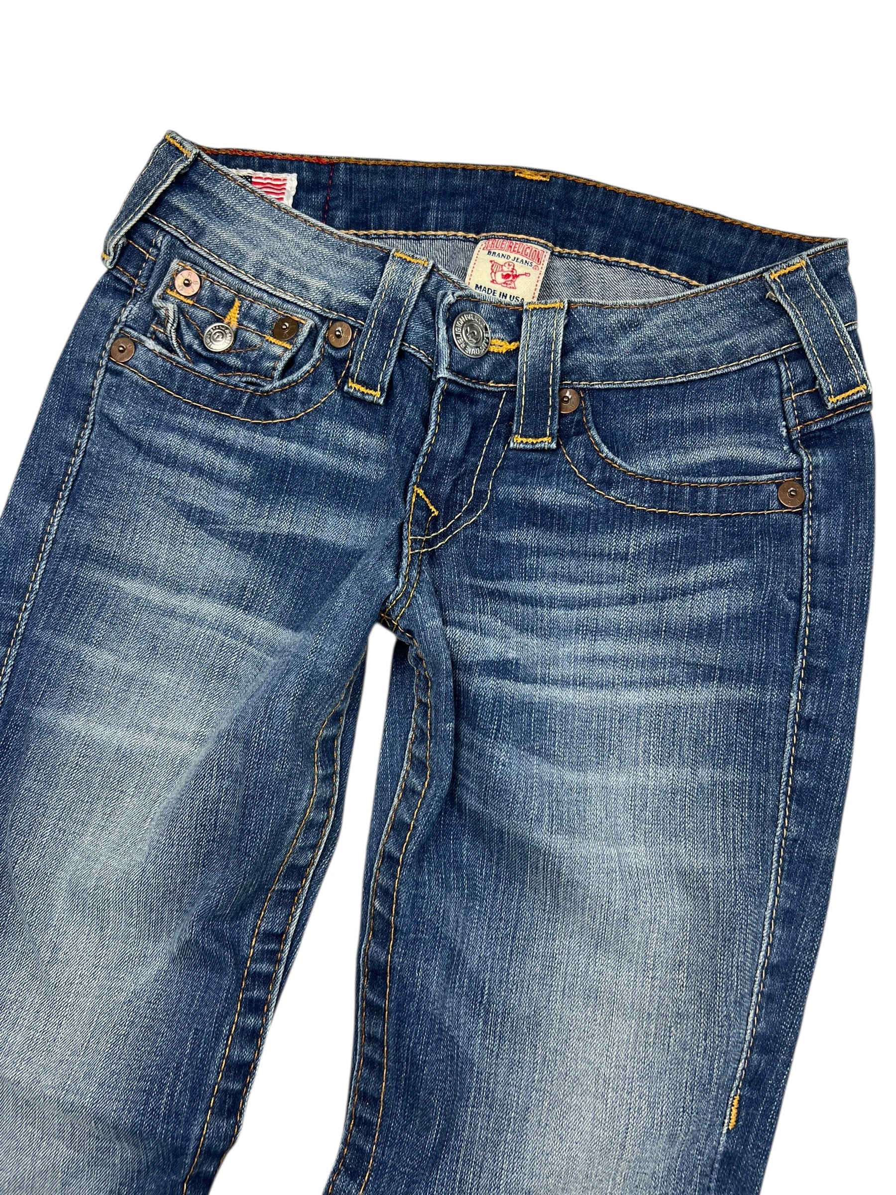 True Religion Billy - Low Rise Straight | 24 (XS)
