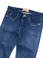 Y2K Mid Rise Straight | S