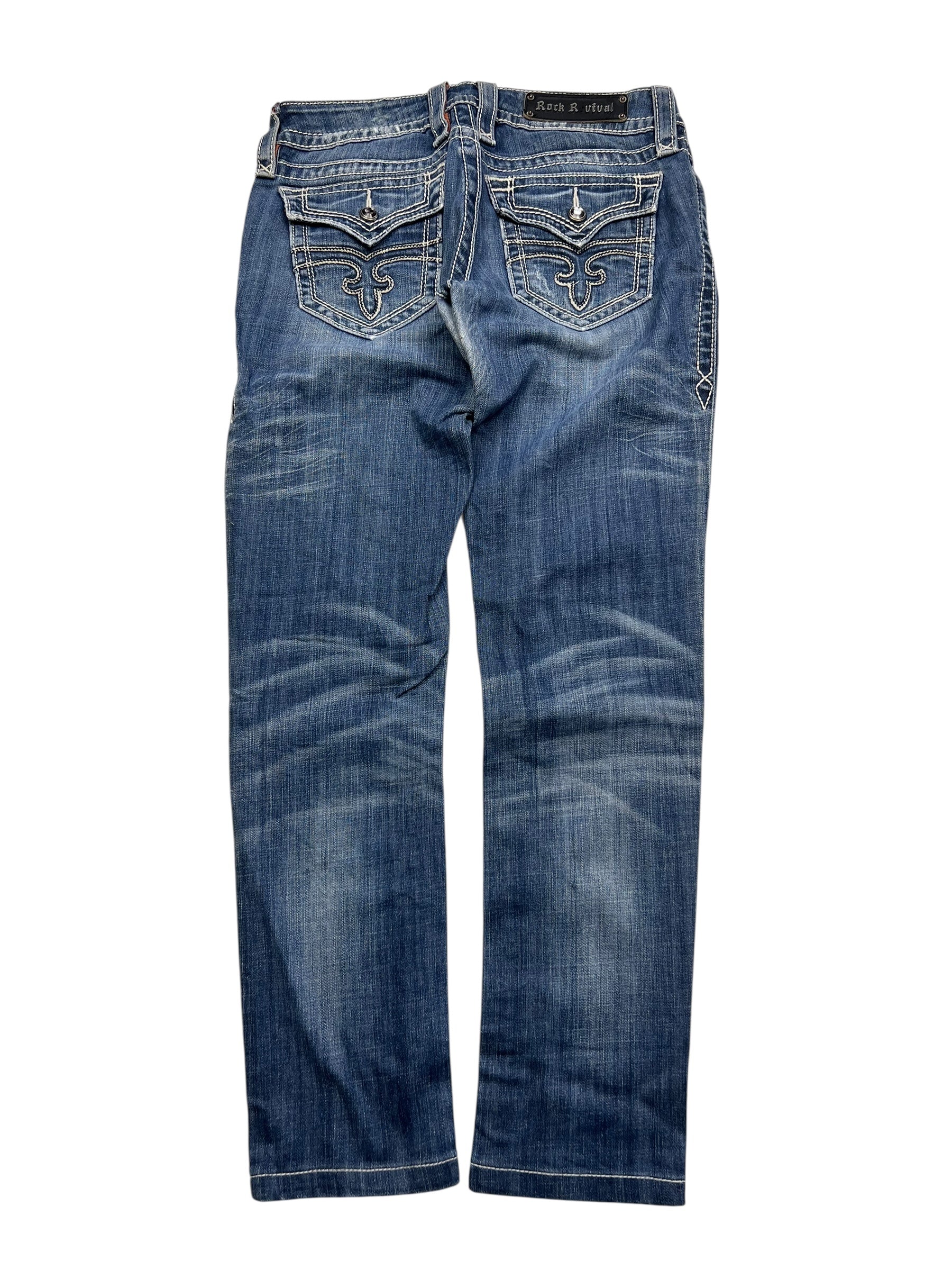 Rock Revival Mid Rise Straight/Skinny | 29 (M)