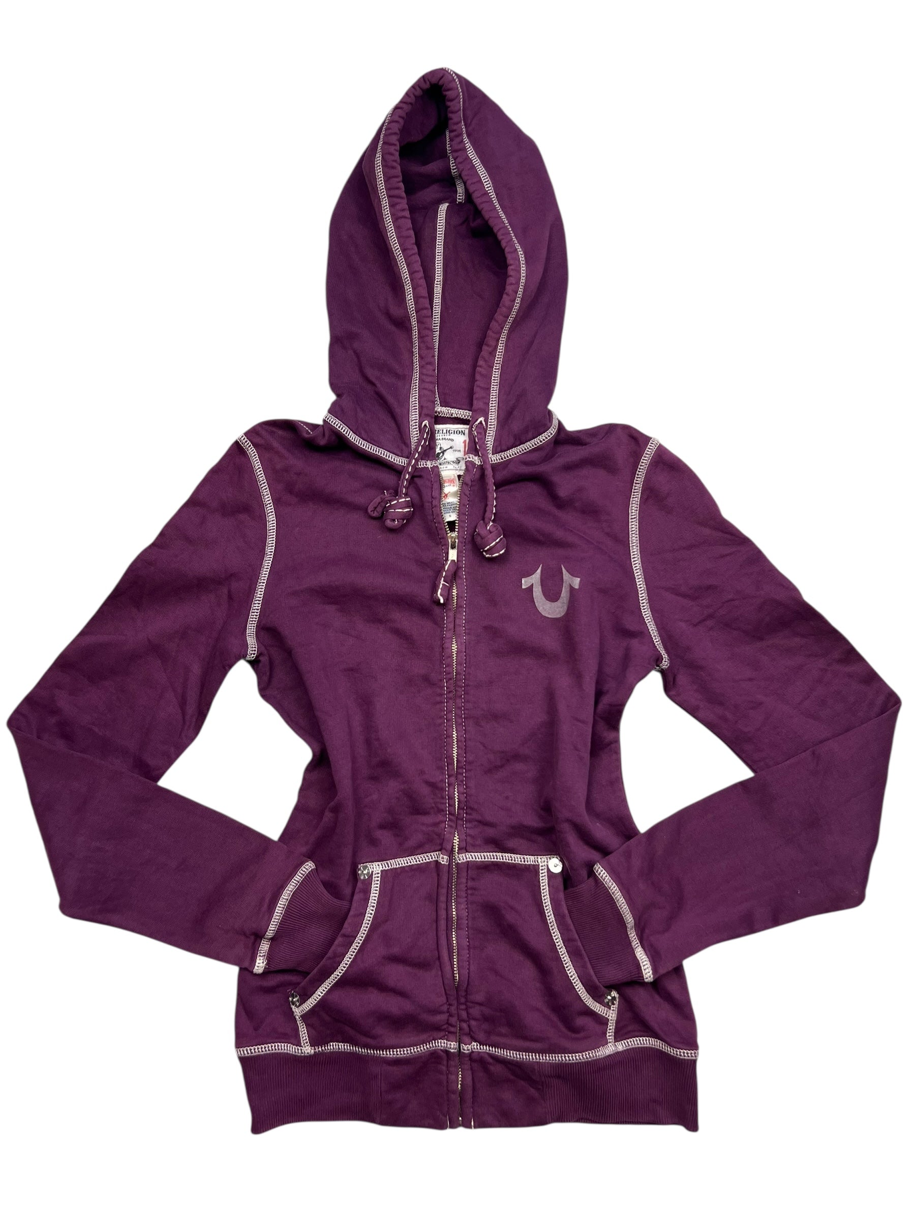 True Religion Zip Hoodie | M