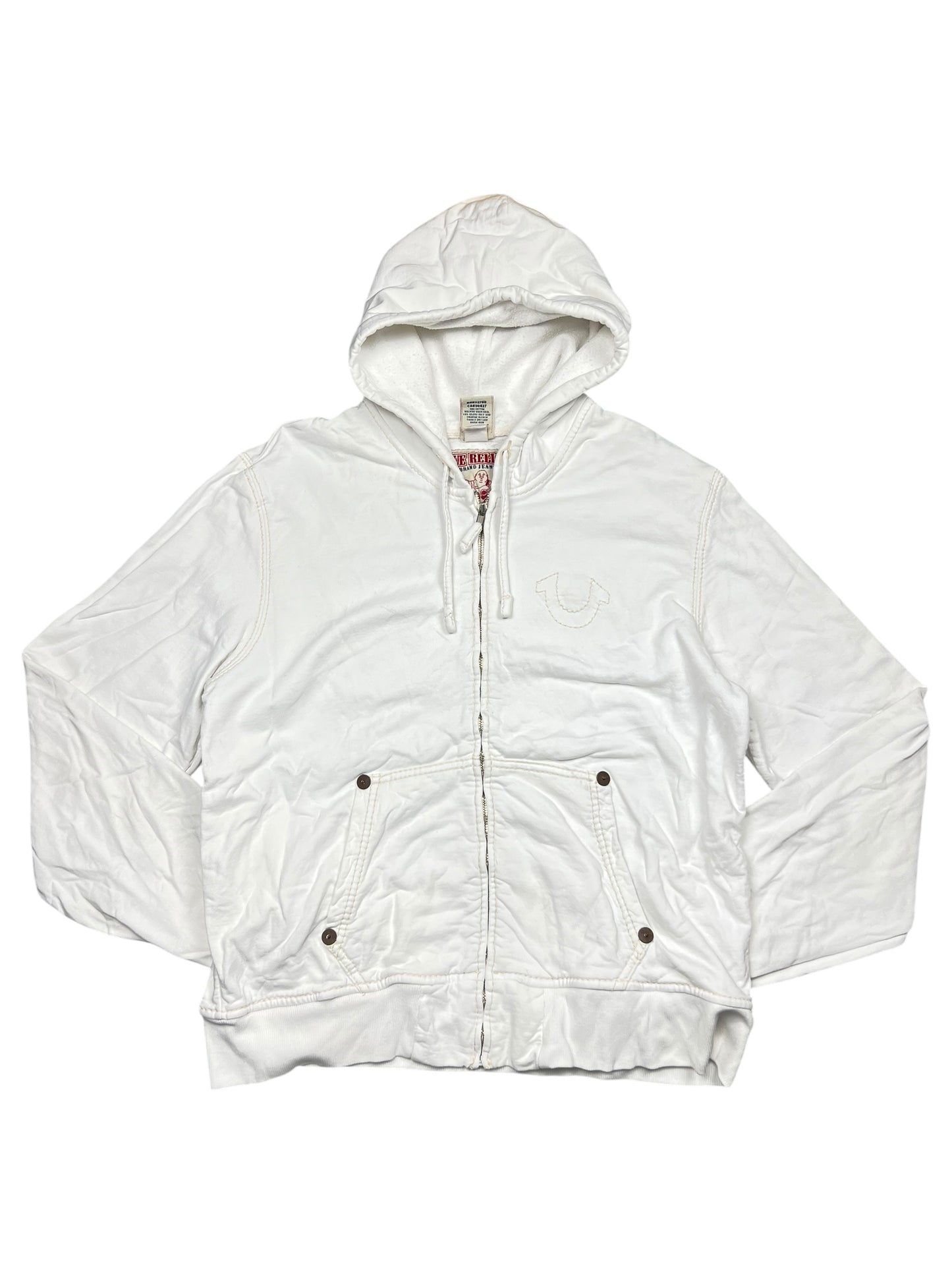 True Religion Zip Sweatshirt Big T | XL