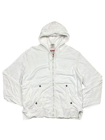 True Religion Zip Sweatshirt Big T | XL