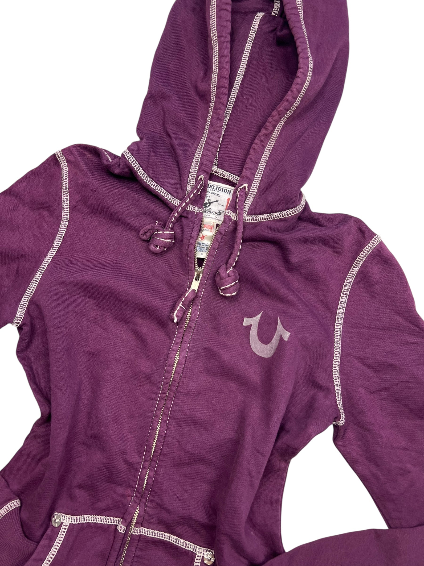 True Religion Zip Hoodie | M