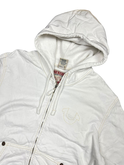 True Religion Zip Sweatshirt Big T | XL