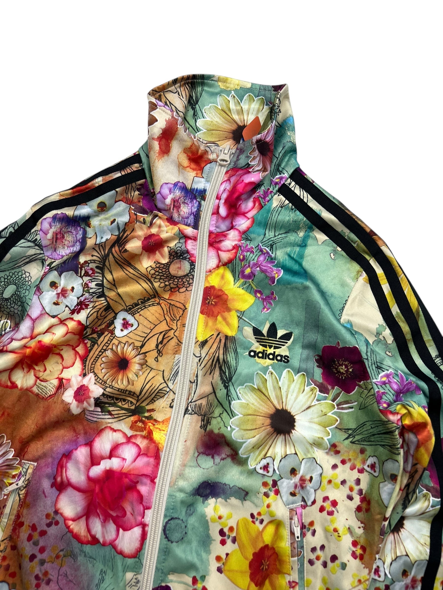 Adidas Firebird Floral Track Jacket | S