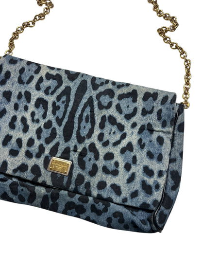 Dolce & Gabbana Blue/Black Leo Shoulder Bag