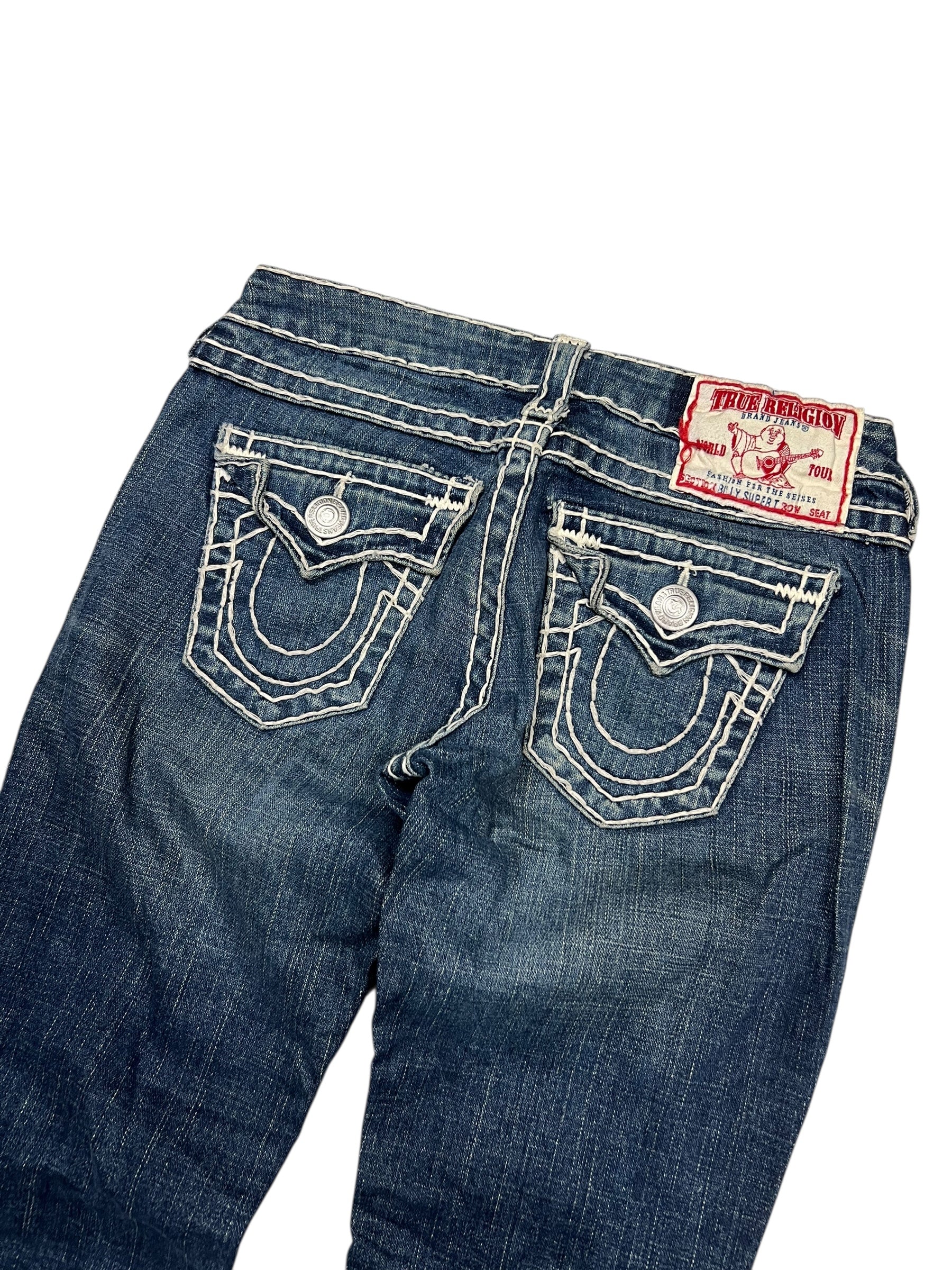 True Religion Billy Super T - Low Rise Straight | 26 (XS/S)